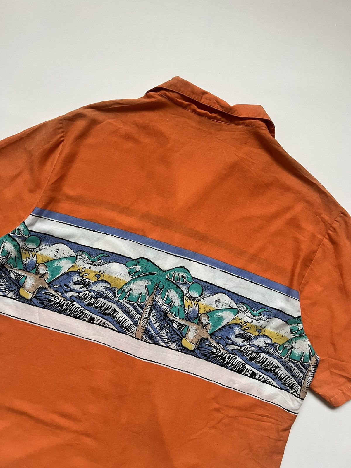 Vintage 1990s Hawaiian Shirt By Royale Air Size US XL / EU 56 / 4 - 4 Thumbnail