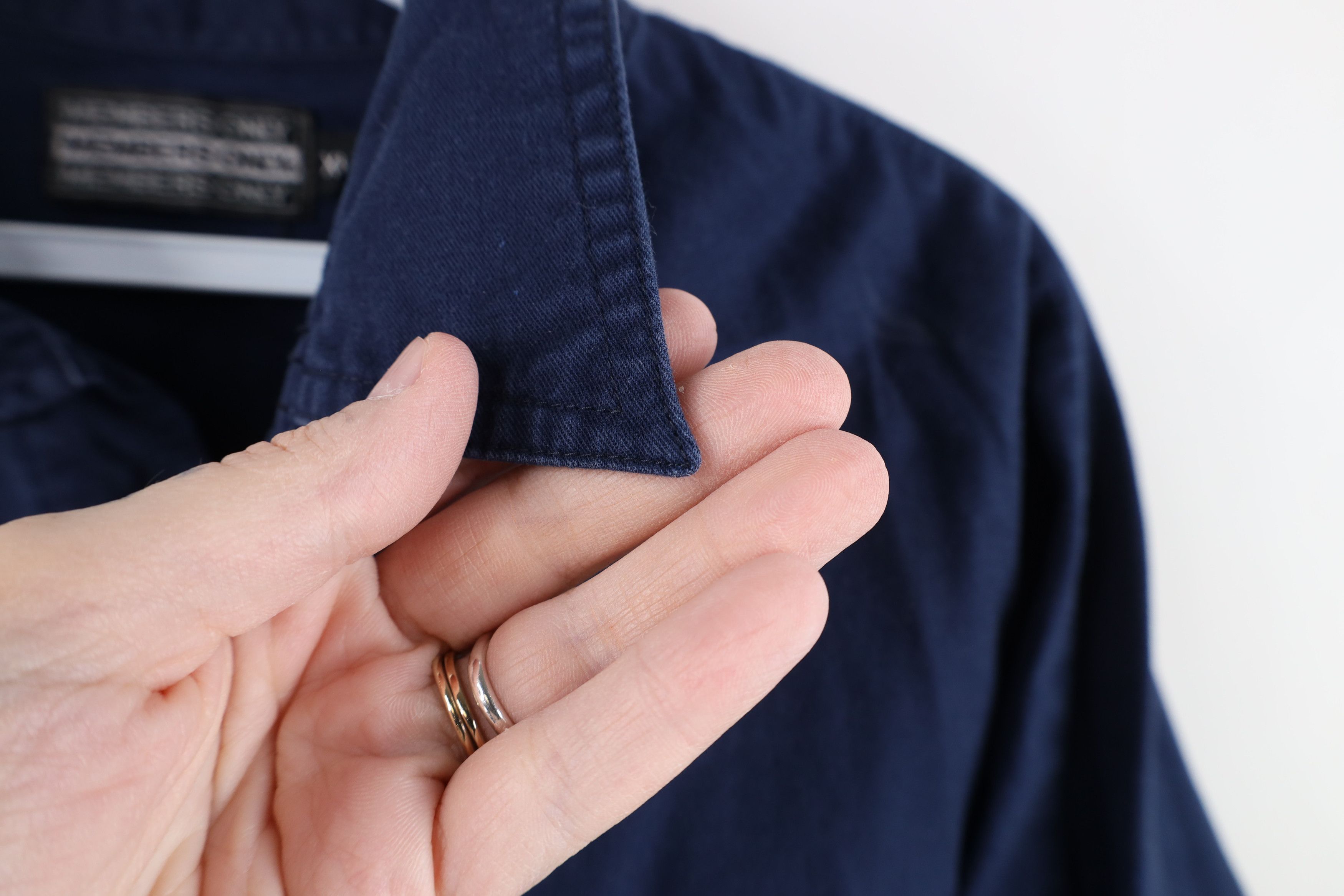 Members Only Vintage 90s Members Only Collared Pullover Jacket Navy Blue Size US XL / EU 56 / 4 - 5 Thumbnail