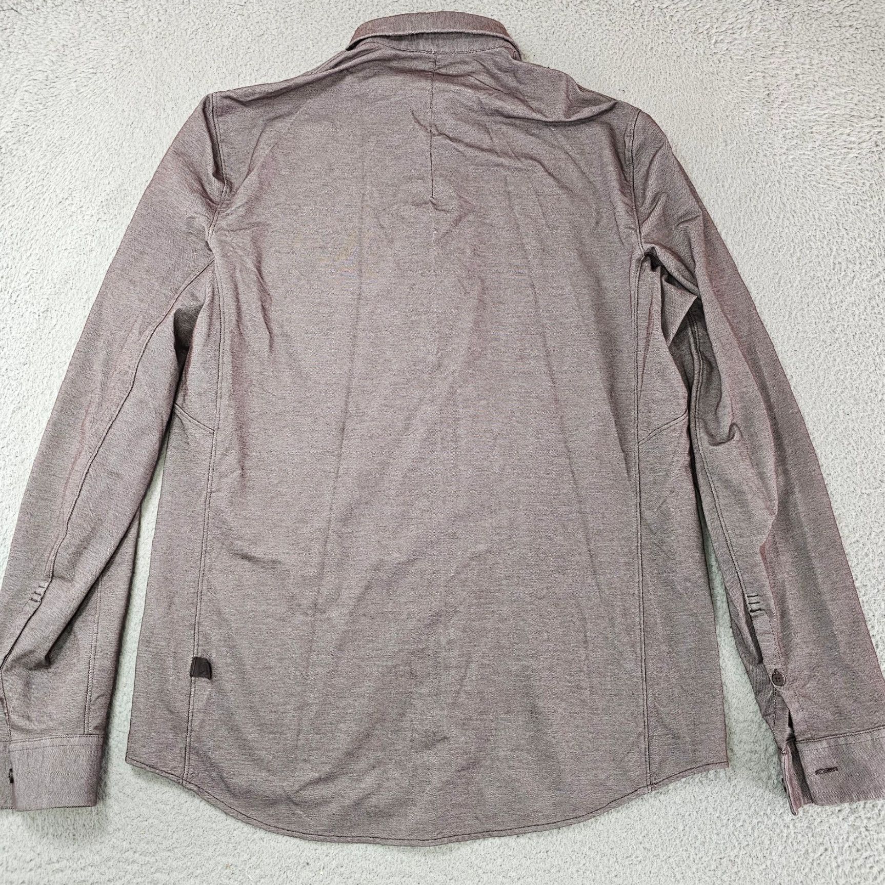 Lululemon Lululemon Button-Up Shirt Mens M Long Sleeve Collared Performance Purple Size US M / EU 48-50 / 2 - 5 Thumbnail