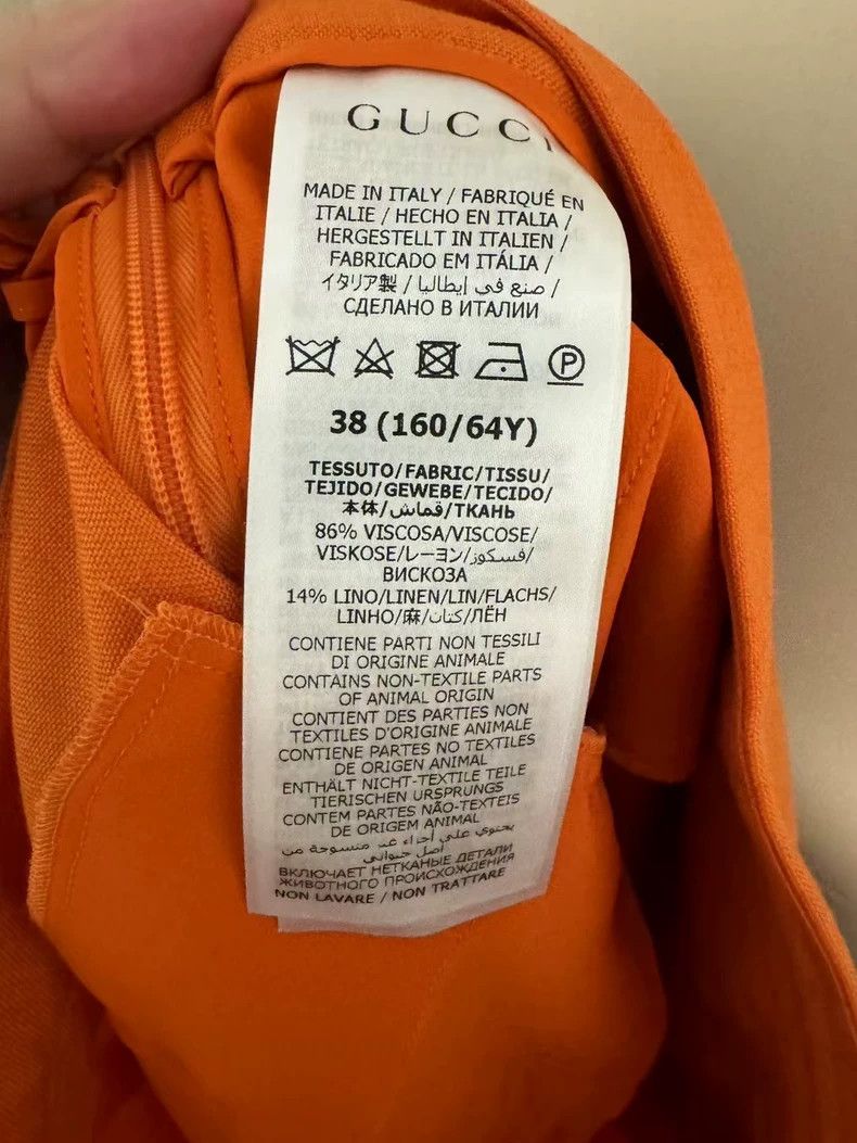 Gucci Gucci Orange long skirt Size 25" / US 0 / IT 36 - 4 Thumbnail
