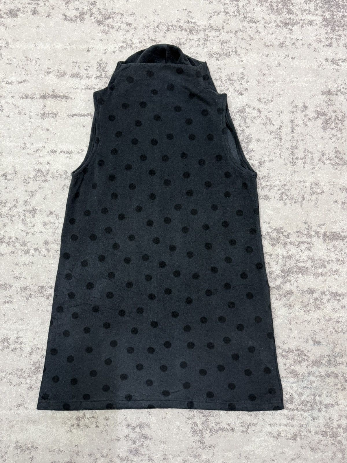 Yohji Yamamoto Y’s for living polkadot turtle neck fleece tunic dress Size M / US 6-8 / IT 42-44 - 12 Thumbnail