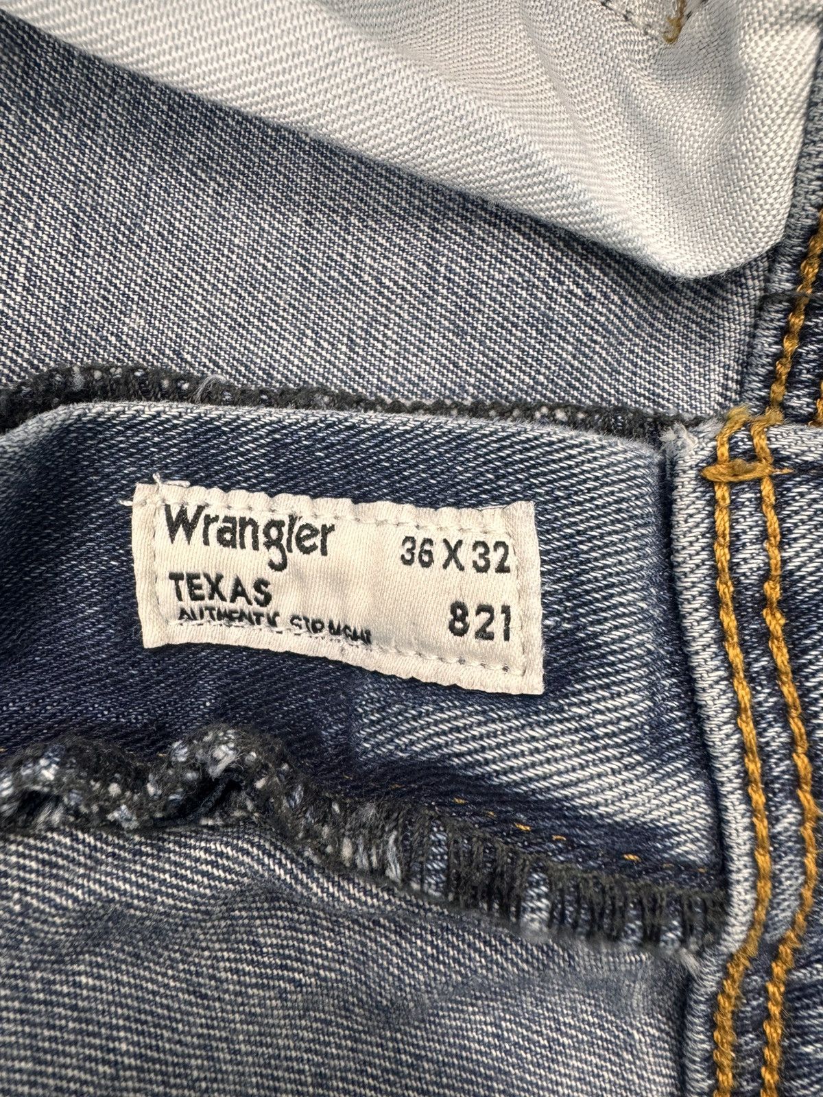 Wrangler Wrangler Texas Men Straight Leg Jeans Blue Denim Size 36 Size US 36 / EU 52 - 7 Thumbnail