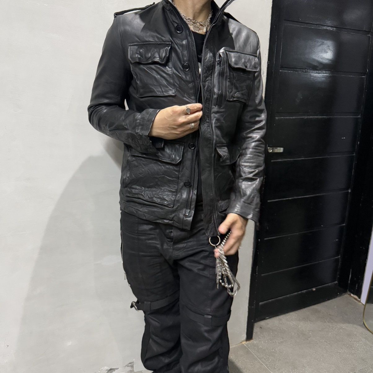 Attack The Mind 7 Tactical Oxhide Leather Jacket