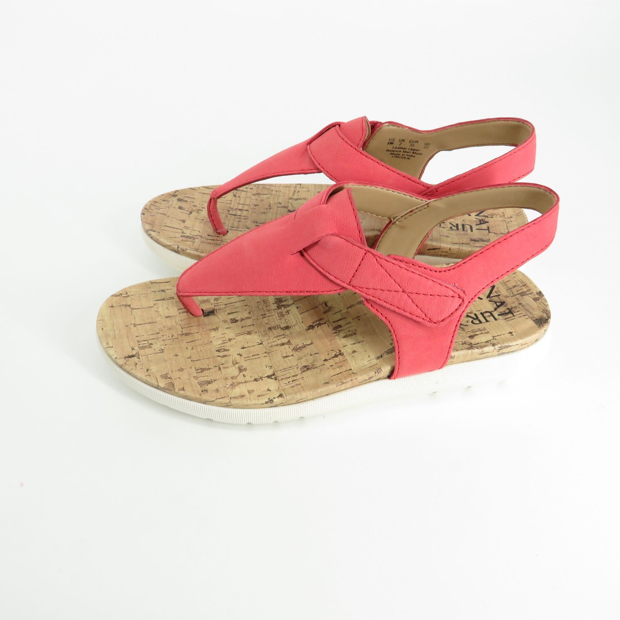Naturalizer Naturalizer Womens Coral Cork Sole Slingback Sandals Size 5 Size US 5 / IT 35 - 5 Thumbnail