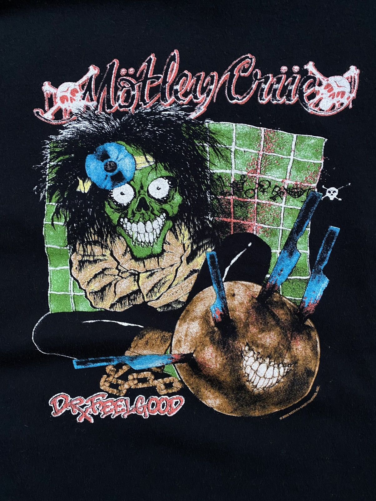 Gildan 🫧MOTLEY CRUE DR. FEELGOOD TOUR 89-90s PUSHEAD ROCK METAL XL Size US XL / EU 56 / 4 - 4 Thumbnail