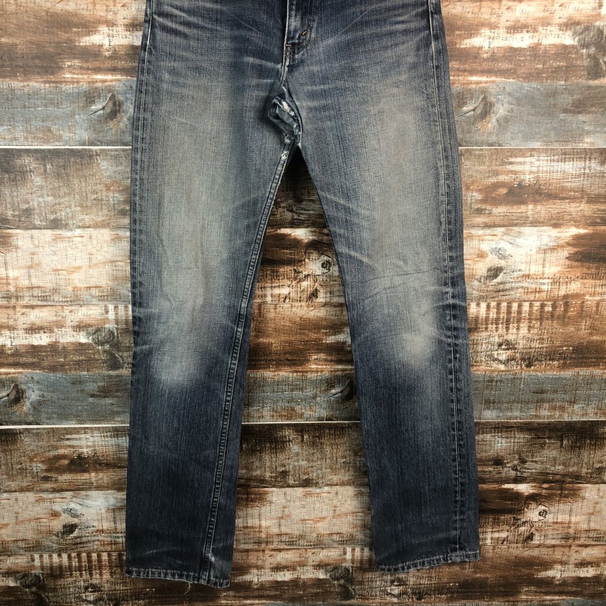 Levi's DLL Levis vintage faded Blue Denim Pants #C291 Size US 29 - 3 Thumbnail