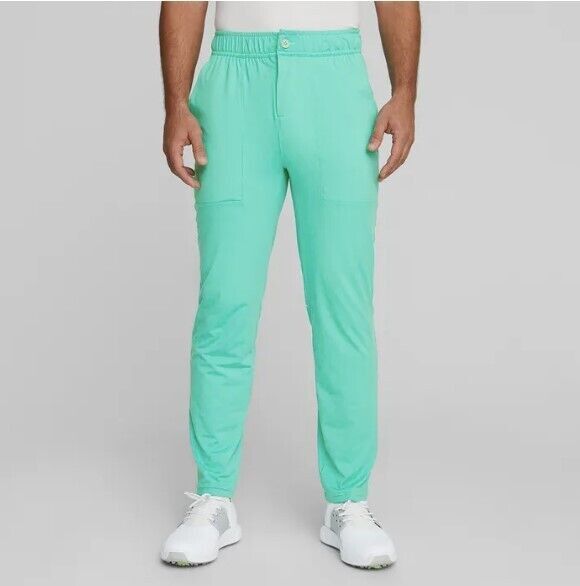 Puma Puma Golf x PTC Trouser Jogger Aqua Green ( XXL ) Size US 38 / EU 54 - 1 Thumbnail