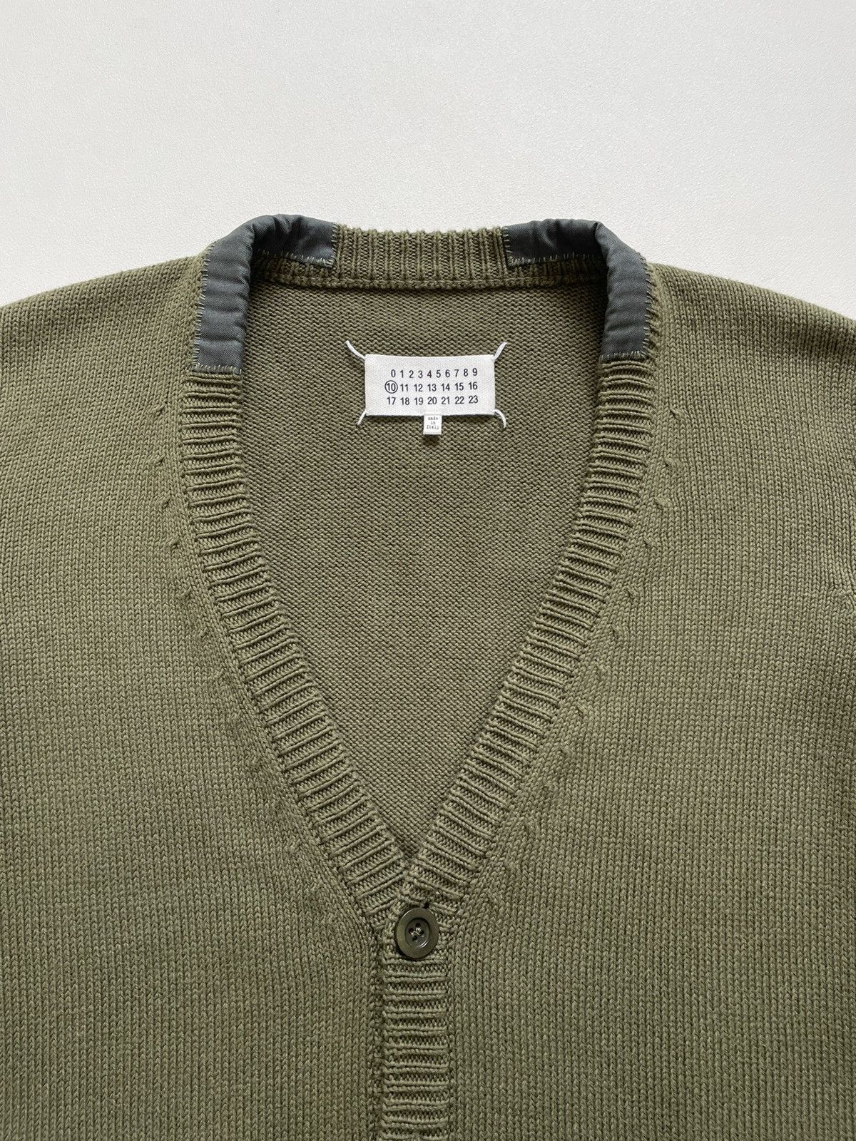 Maison Margiela S/S 13 Military Patch Detail Cardigan Size US M / EU 48-50 / 2 - 2 Thumbnail