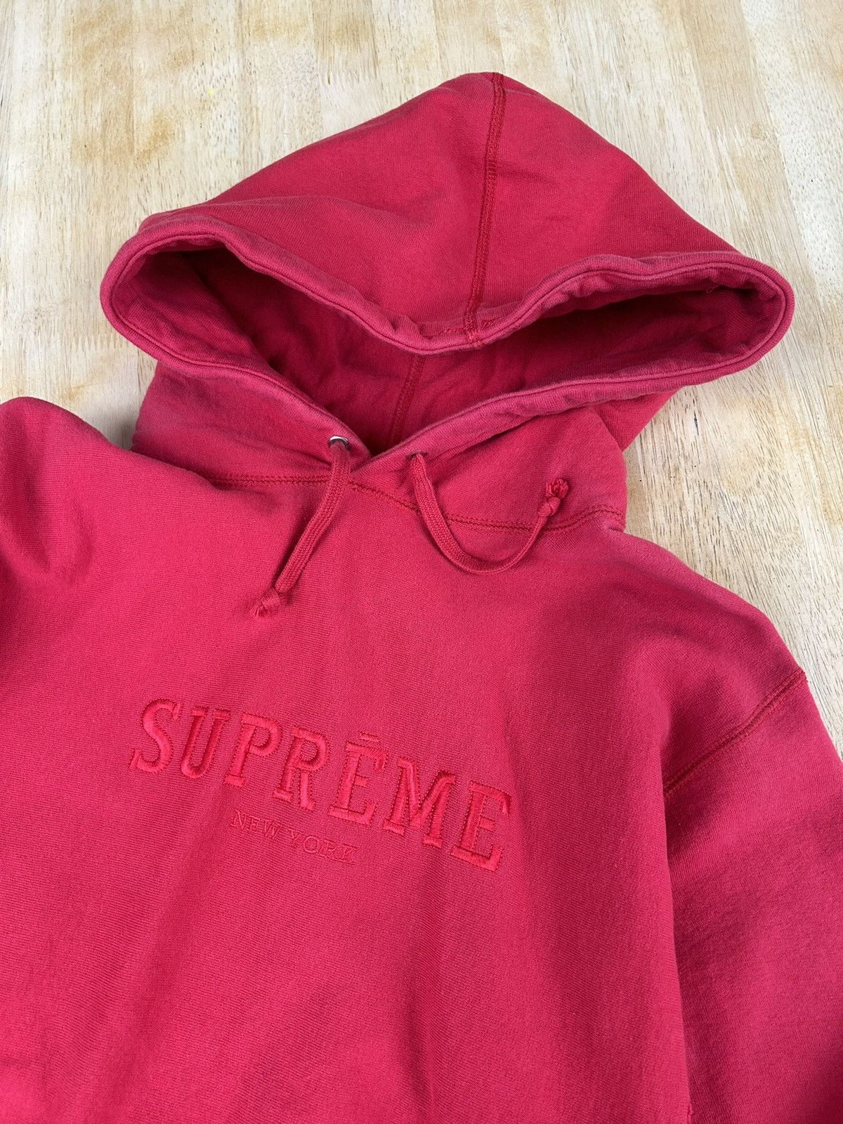Supreme Supreme Atelier Hoodie FW12 Red Large | Grailed