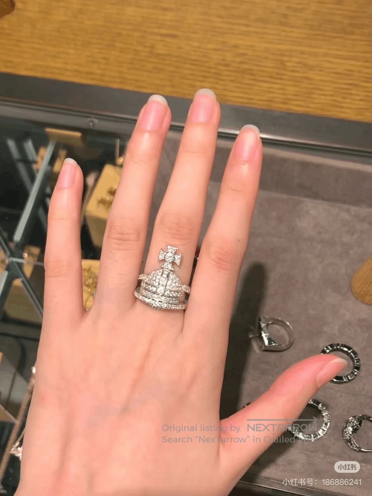 Vivienne Westwood Vivian Westwood Saturn Diamond Ring L. Size ONE SIZE - 6 Thumbnail