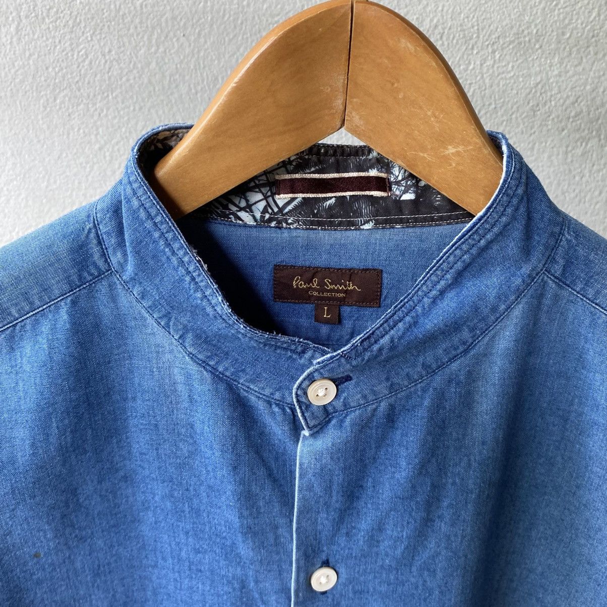 Paul Smith Paul Smith Lightweight Blue Denim Shirt Size US L / EU 52-54 / 3 - 10 Thumbnail