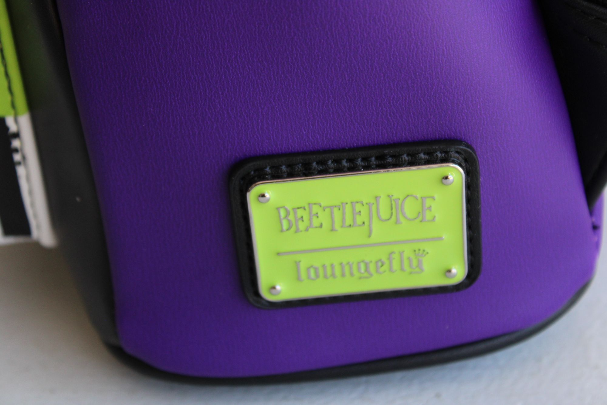 Other Loungefly Beetlejuice Backpack, New With Tags, Green and Pur Size ONE SIZE - 9 Thumbnail