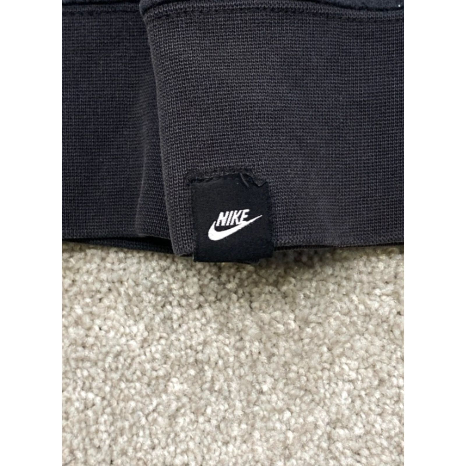 Nike Nike Hoodie Men's L Pullover CU4044 010 Embroidered Just Do It Black Orange Knit Cotton Polyester Pocket Hooded Mid 2010s Mens Size US L / EU 52-54 / 3 - 4 Thumbnail