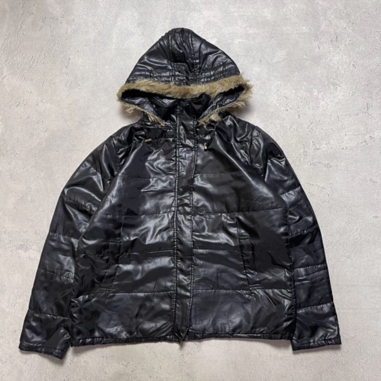 14th Addiction 2000s Being More LGB Style Puffer Faux Fur Jacket Size US XL / EU 56 / 4 - 1 Thumbnail