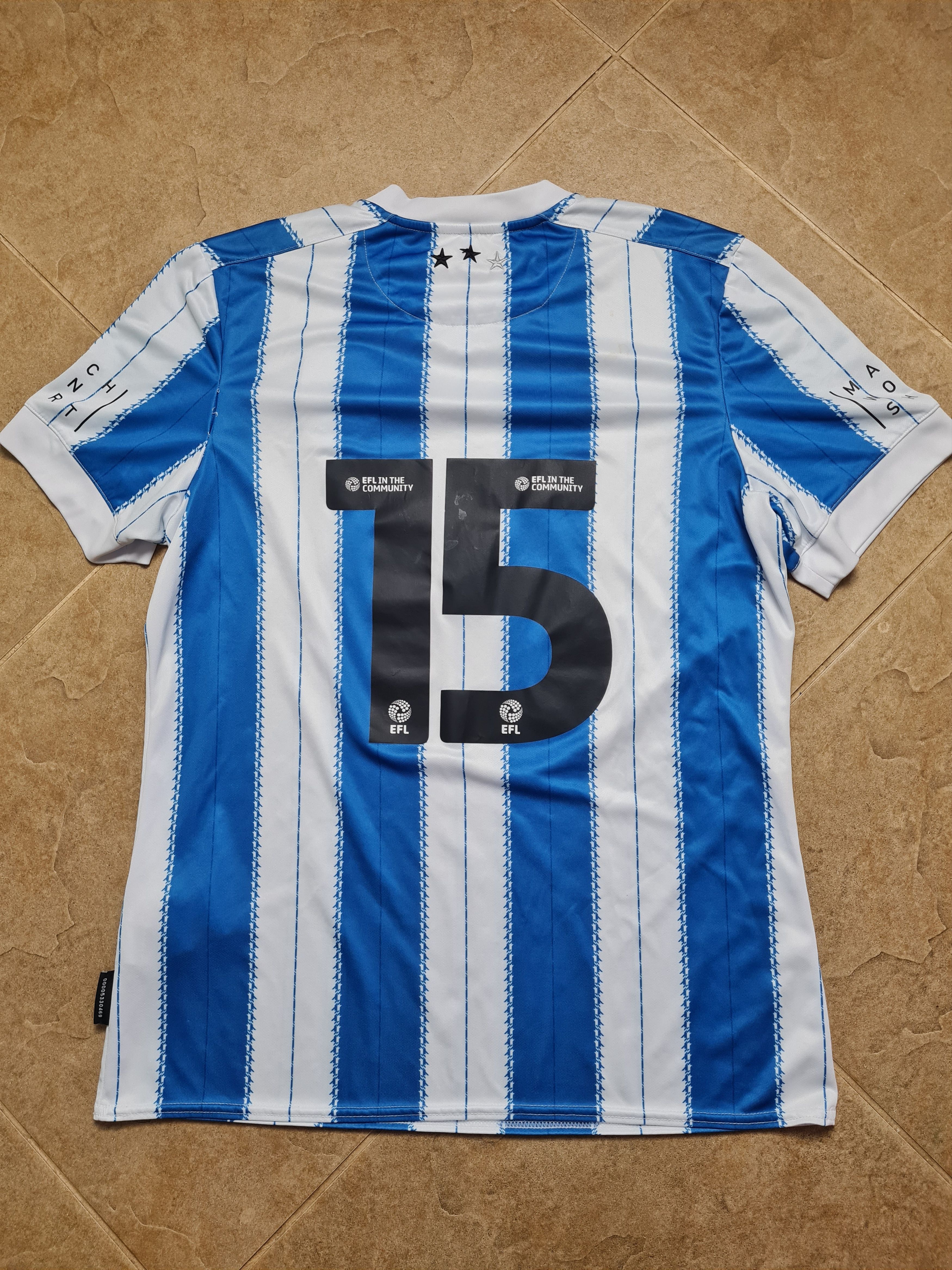Umbro Huddersfield Town Home Shirt 2024/25 Umbro Mens Blue White Size US L / EU 52-54 / 3 - 20 Thumbnail