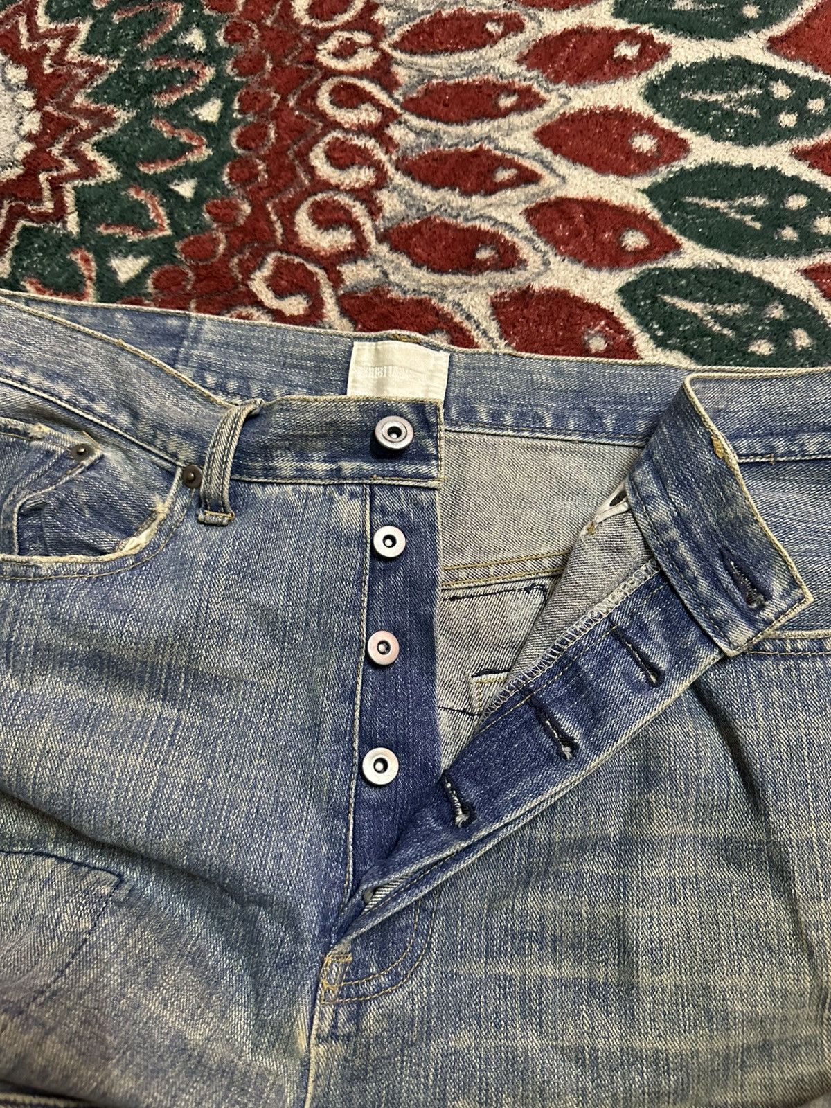 14th Addiction 1990 - Exhibitionist Japan Reconstructed Patch Denim Pant Size US 36 / EU 52 - 15 Thumbnail