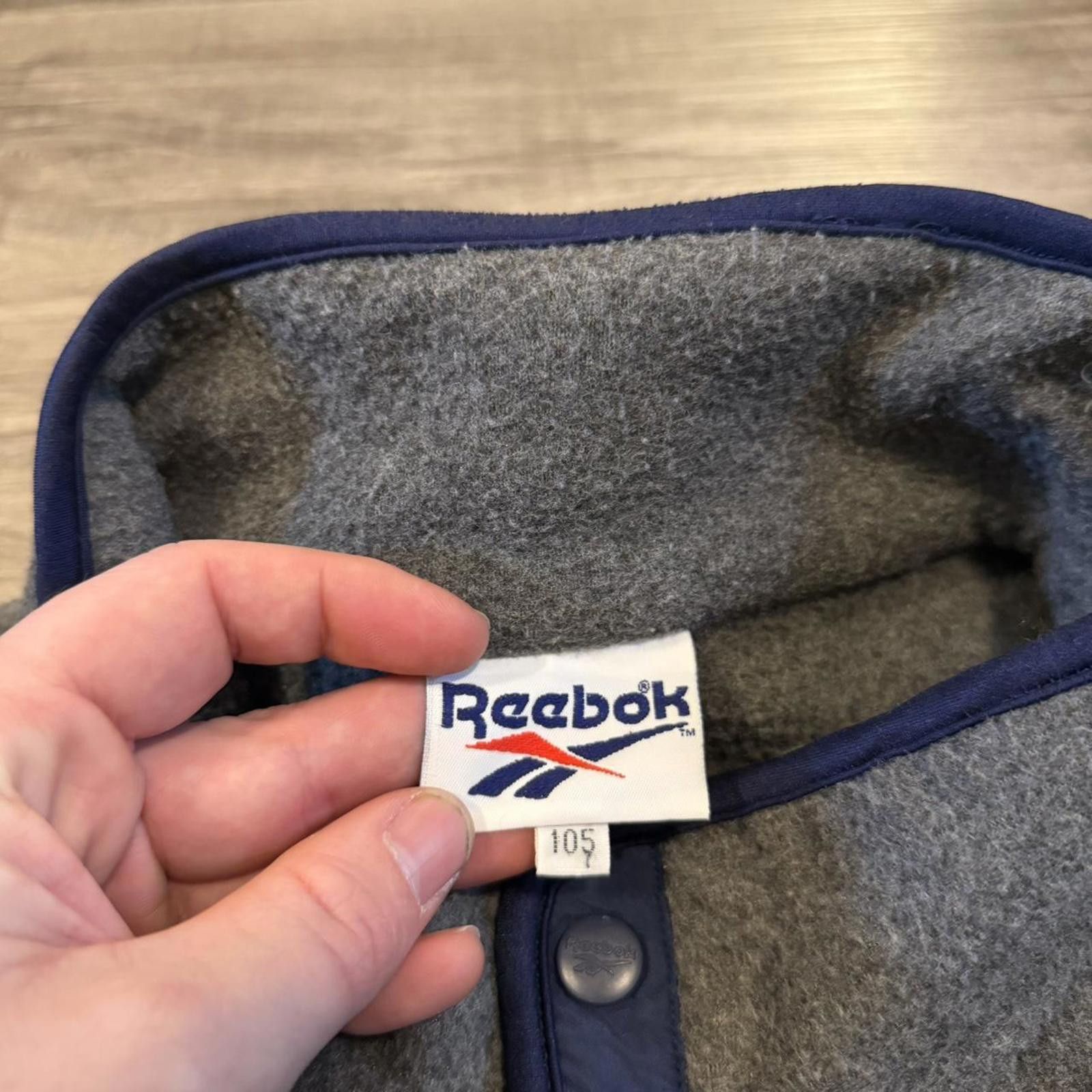 Reebok vintage reebok pull over fleece anorak sweatshirt 90s XL Size US XL / EU 56 / 4 - 8 Thumbnail