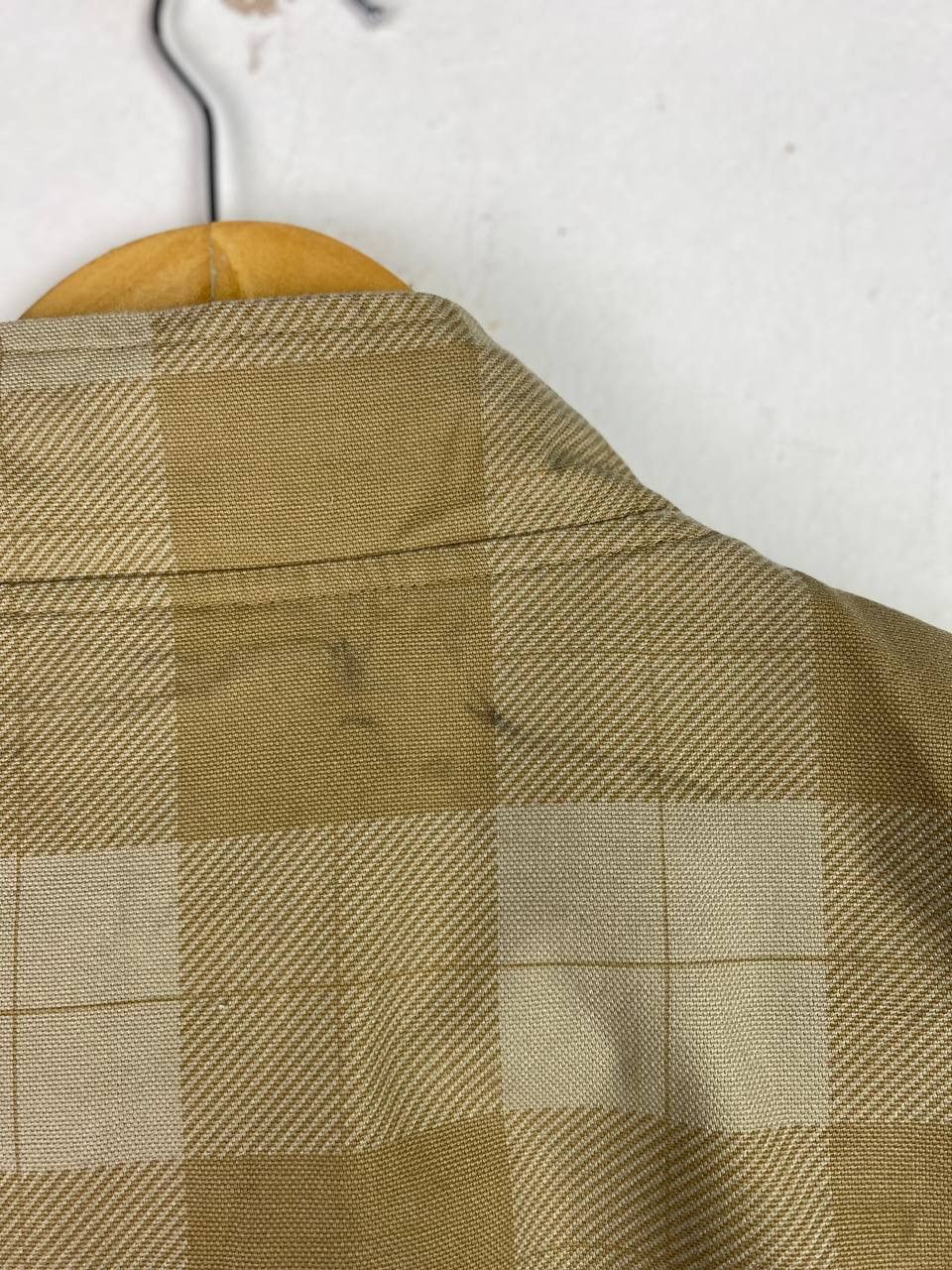 Japanese Brand power to the poeple short sleeves checkered khakis jacket Size US XL / EU 56 / 4 - 10 Thumbnail