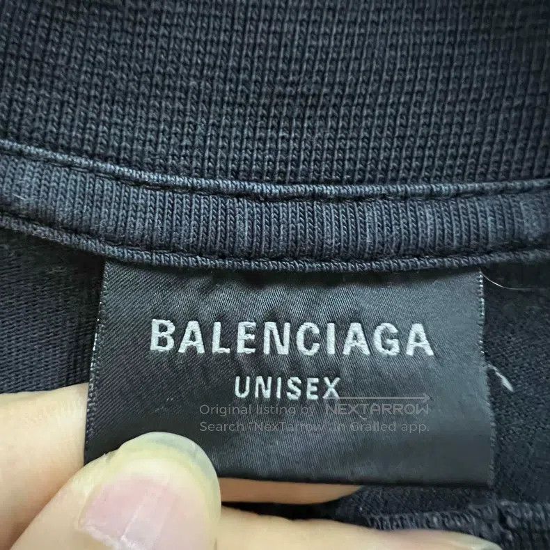 Balenciaga Balenciaga Tape double B distressed short sleeve Size US M / EU 48-50 / 2 - 3 Thumbnail