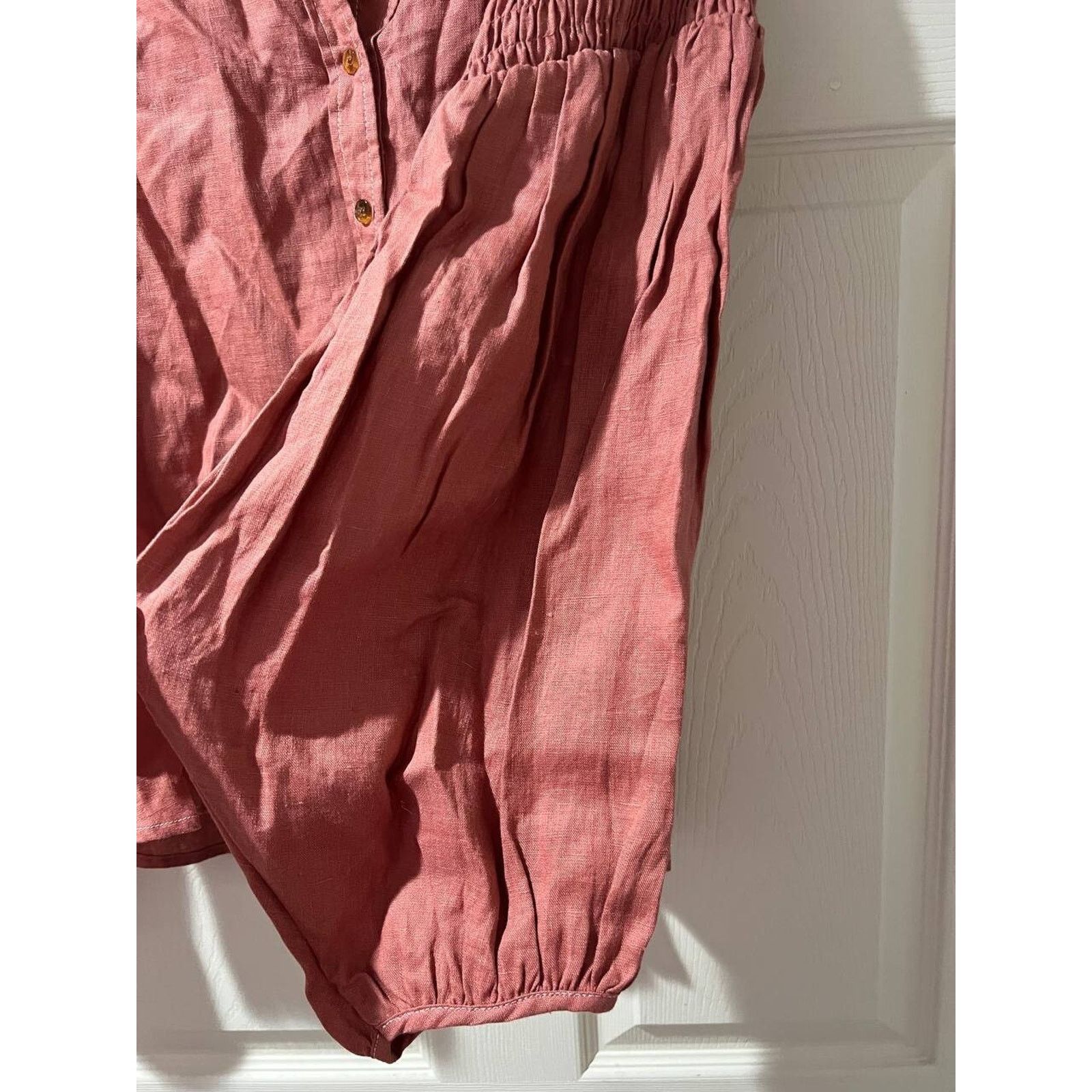 & Other Stories SANCIA Women THE LUCIE SHIRT linen Blouse Button L A000078 Size L / US 10 / IT 46 - 9 Thumbnail