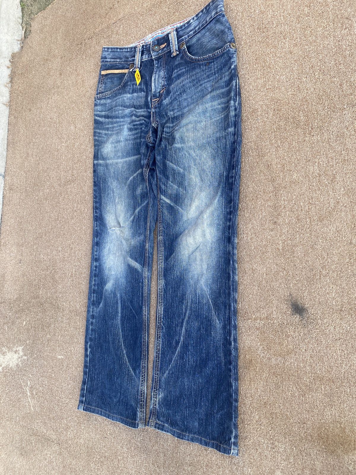Edwin × PPFM Vintage edwin blue trip flare denim Size US 28 / EU 44 - 17 Thumbnail