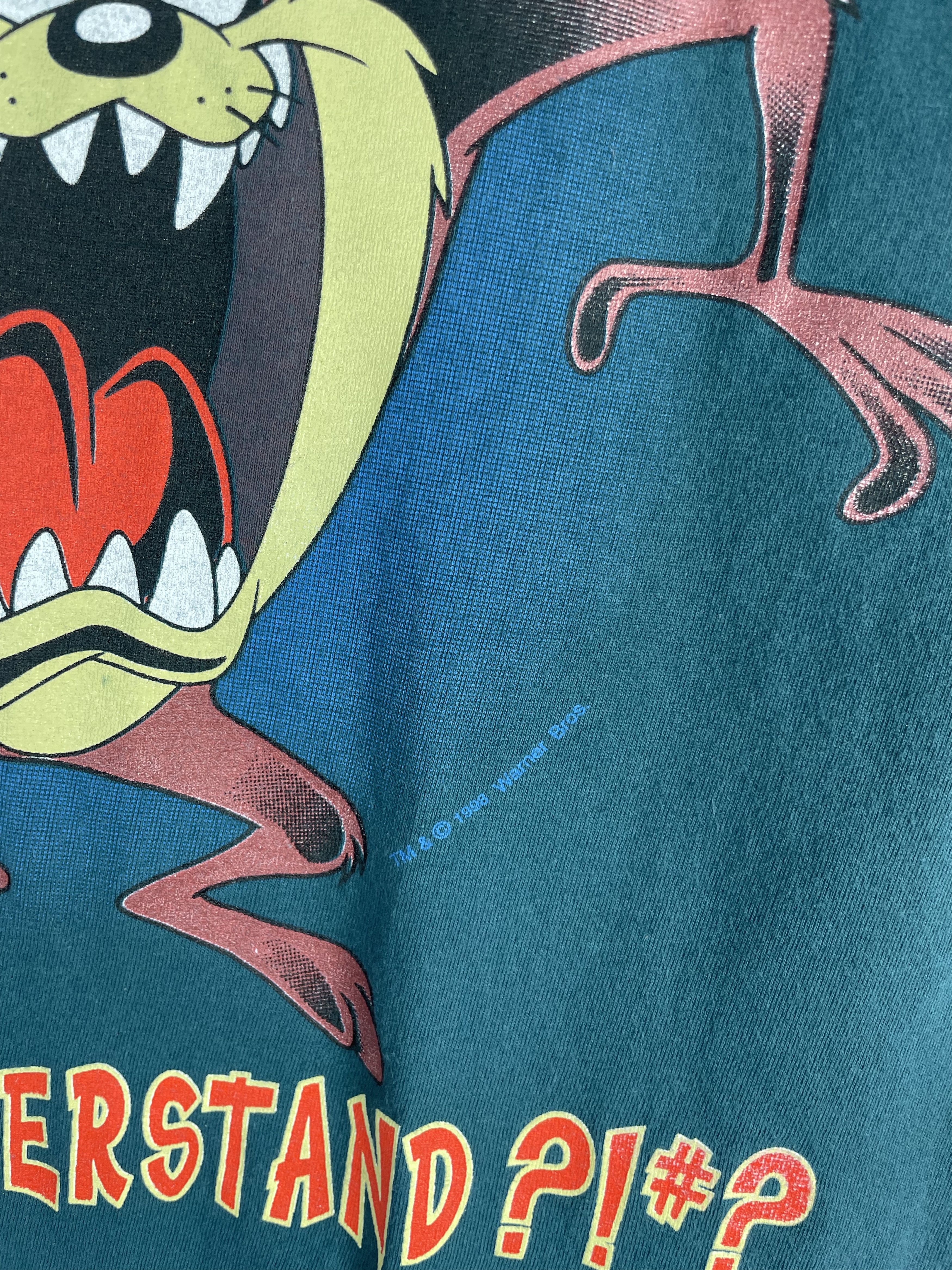 Vintage 1998 Warner Bros. Studio Taz Devil 90's Vintage T-shirt Size US S / EU 44-46 / 1 - 5 Thumbnail