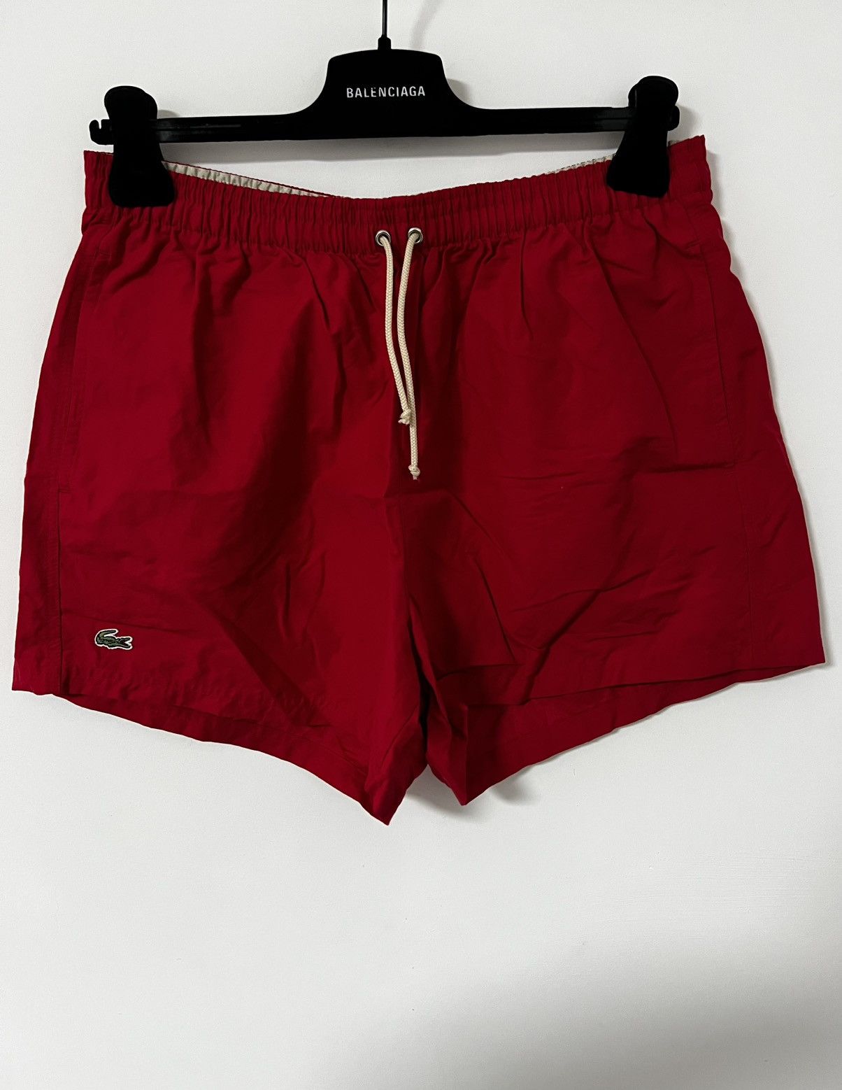 Lacoste Lacoste swim shorts L red Size US 31 - 1 Thumbnail