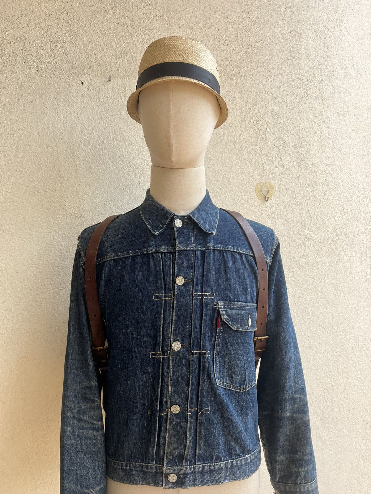 Leather Vintage Unknown Japan Patina Leather Backpack High Quality Size ONE SIZE - 5 Thumbnail