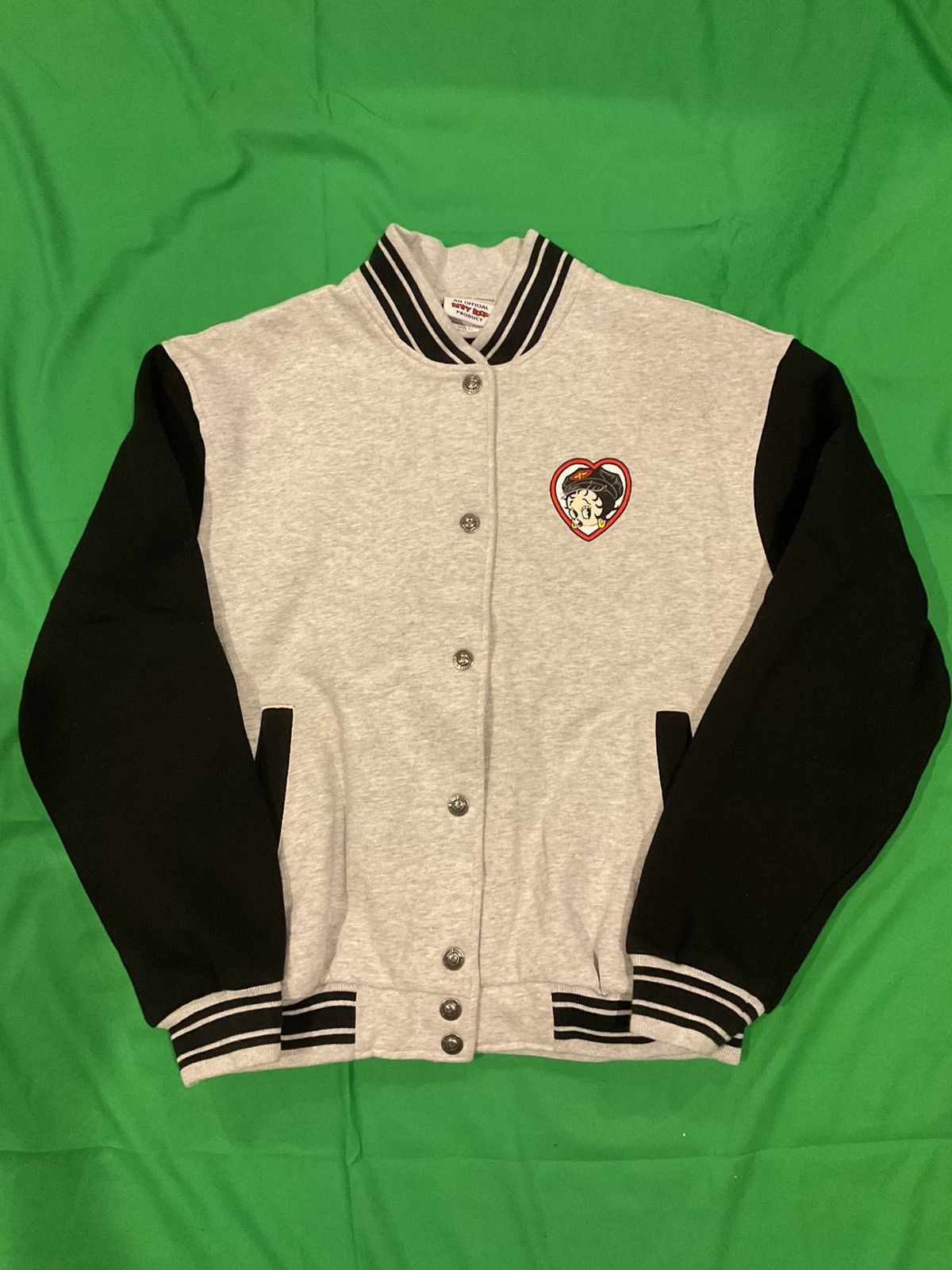 Japanese Brand × Vintage Vintage Betty Boop varsity jacket Size US L / EU 52-54 / 3 - 2 Thumbnail
