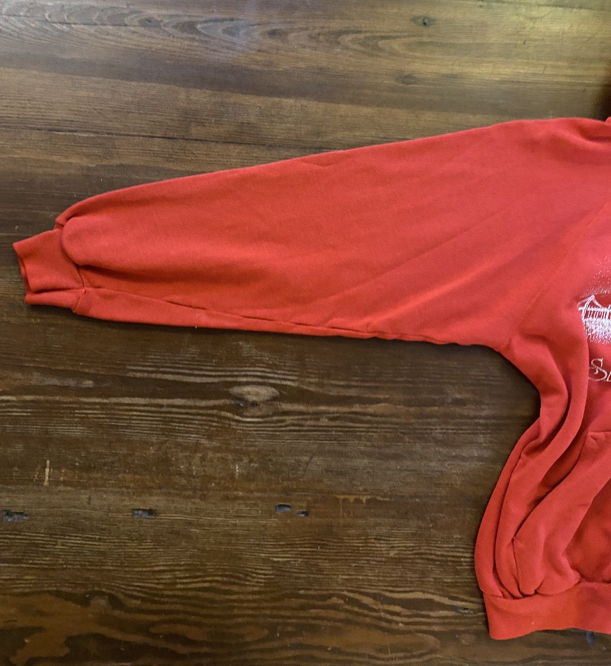 Hanes Vintage 80’s San Francisco Cali Red Raglan Hoodie Sweatshirt Size US S / EU 44-46 / 1 - 13 Thumbnail