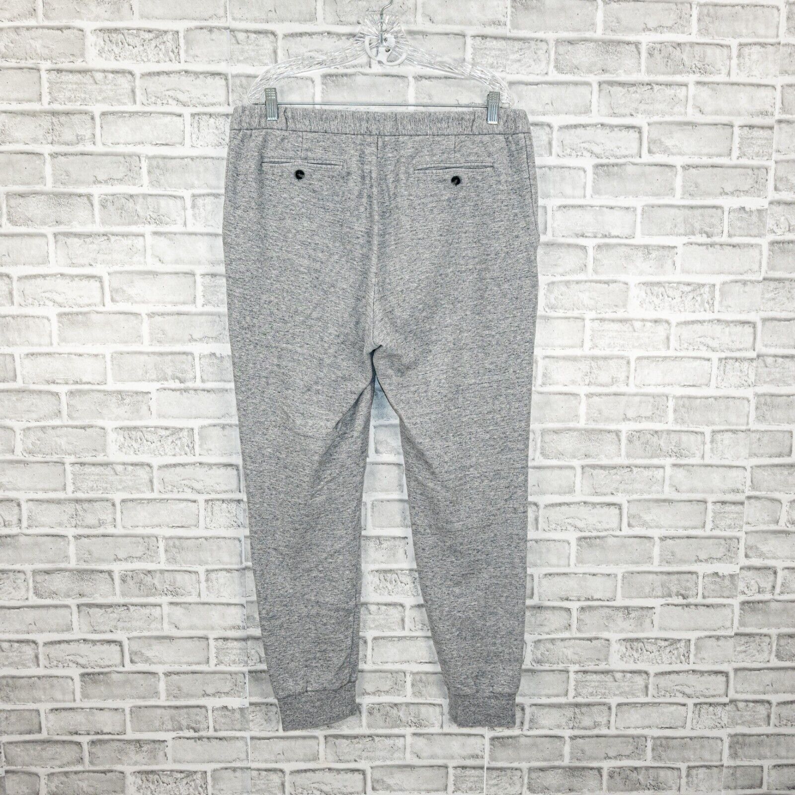 Suitsupply SUITSUPPLY Men's Heather gray drawstring Jogger sweatpant Size US 36 / EU 52 - 3 Thumbnail