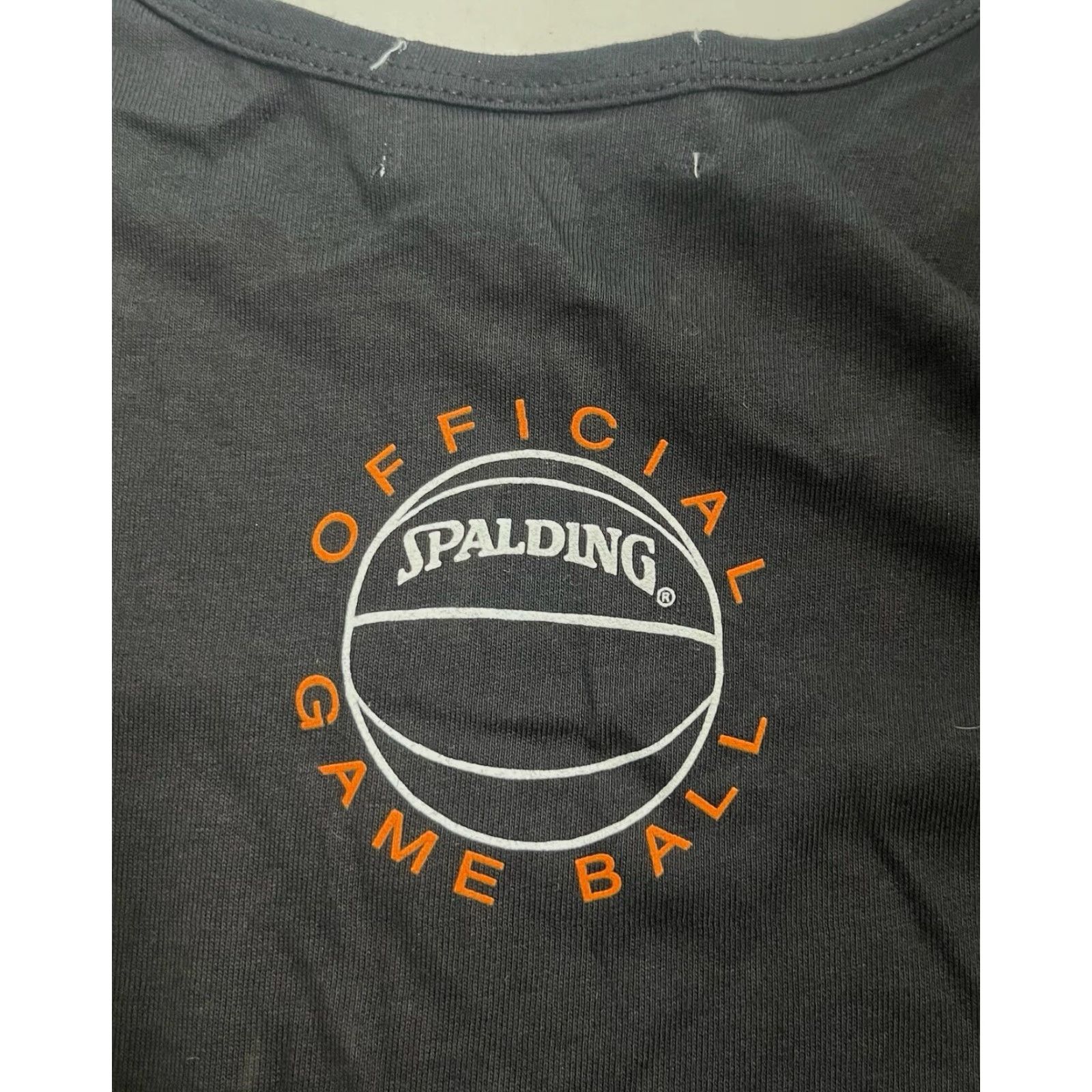 Spalding VINTAGE Spalding NBA Tank Shirt Mens L Black 90s Deadstock NWT Tank Top 100% Cotton Sleeveless Activewear Black 90s Mens Size US L / EU 52-54 / 3 - 7 Thumbnail