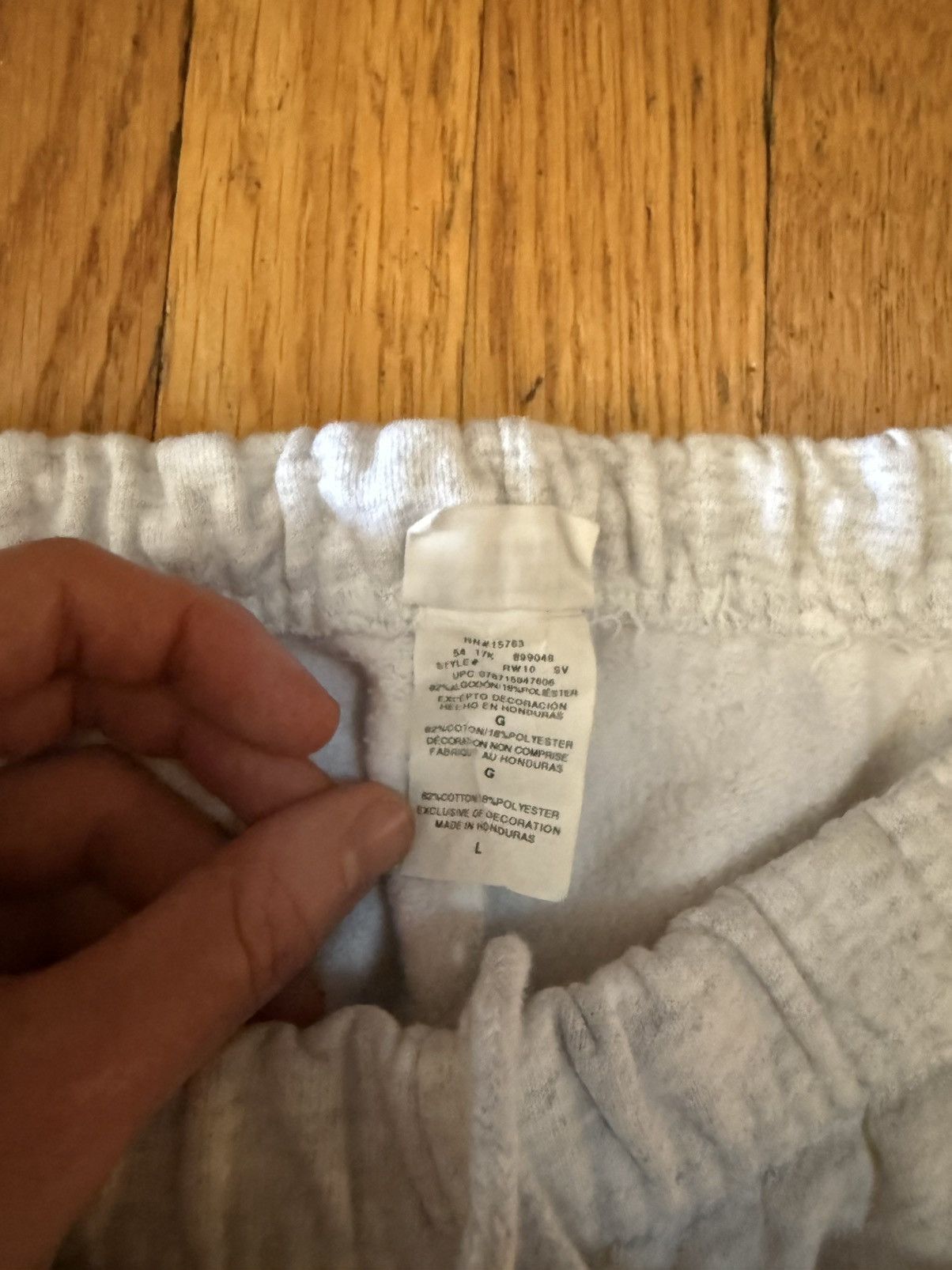Champion × Travis Scott Grey Astroworld Champion Sweatpants Size US 34 / EU 50 - 6 Thumbnail