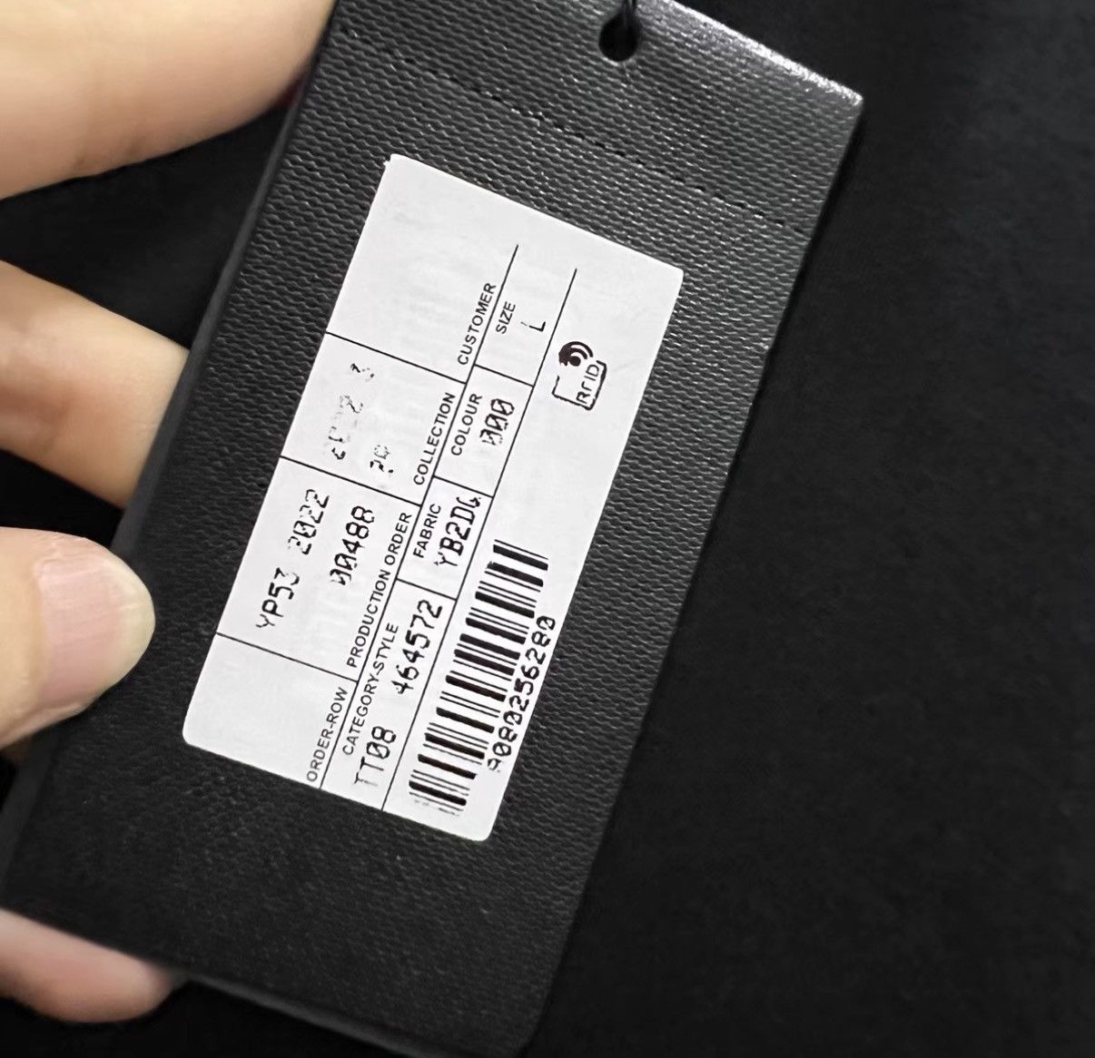 Saint Laurent Paris Saint Laurent SLP Black Printed Mini Logo Short Sleeve J41 Size L / US 10 / IT 46 - 4 Thumbnail