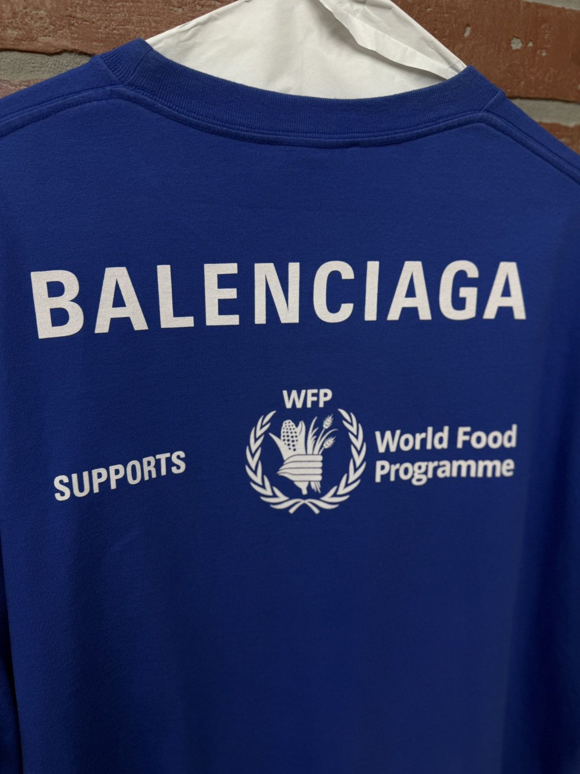 Balenciaga Balenciaga Men’s Oversized Tee Shirt Size XL Blue Size US XL / EU 56 / 4 - 7 Thumbnail