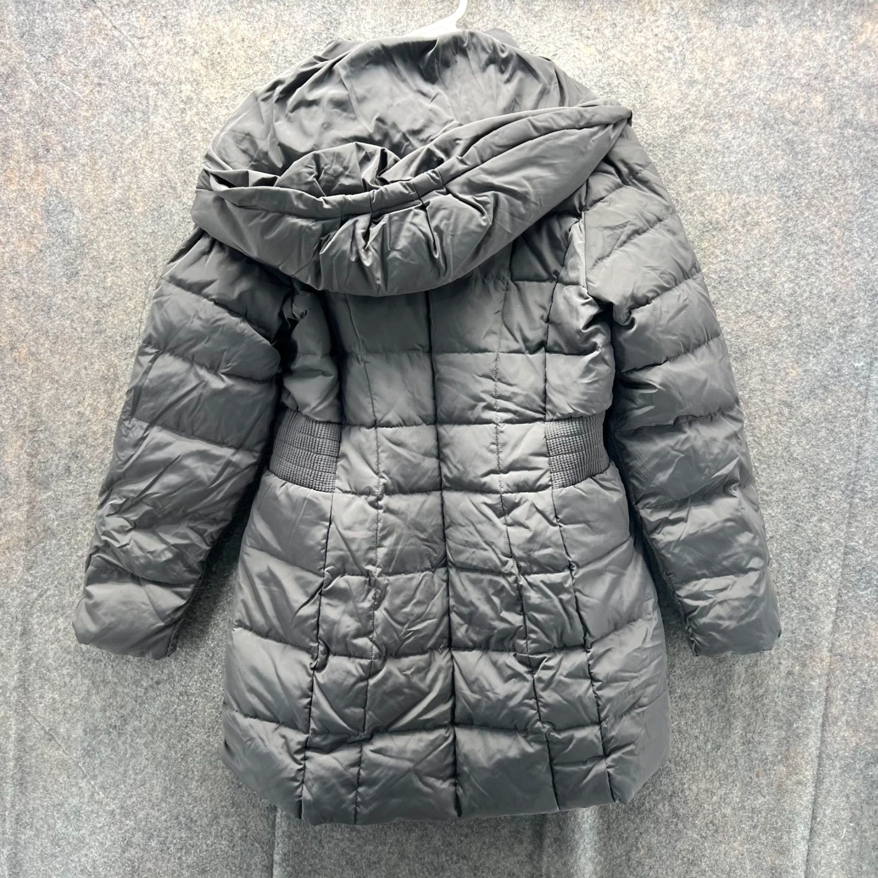 Cole Haan Cole Haan Puffer Coat Womens M Gray Hooded Quilted Down Jacket Size M / US 6-8 / IT 42-44 - 2 Thumbnail