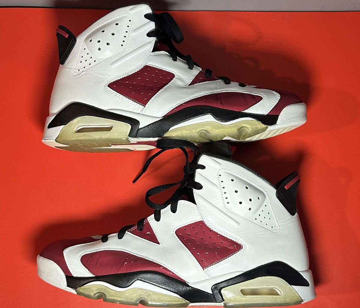 Jordan Brand Size 11.5 - Air Jordan 6 Retro 2014 Carmine Size US 11.5 / EU 44-45 - 2 Thumbnail