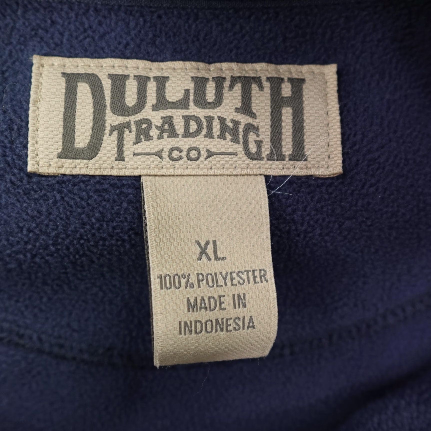 CO Duluth Jacket Mens XL Blue Fleece Full Zip Up Mock Neck Coat Outdoors Trading Co Jacket Size US XL / EU 56 / 4 - 7 Thumbnail