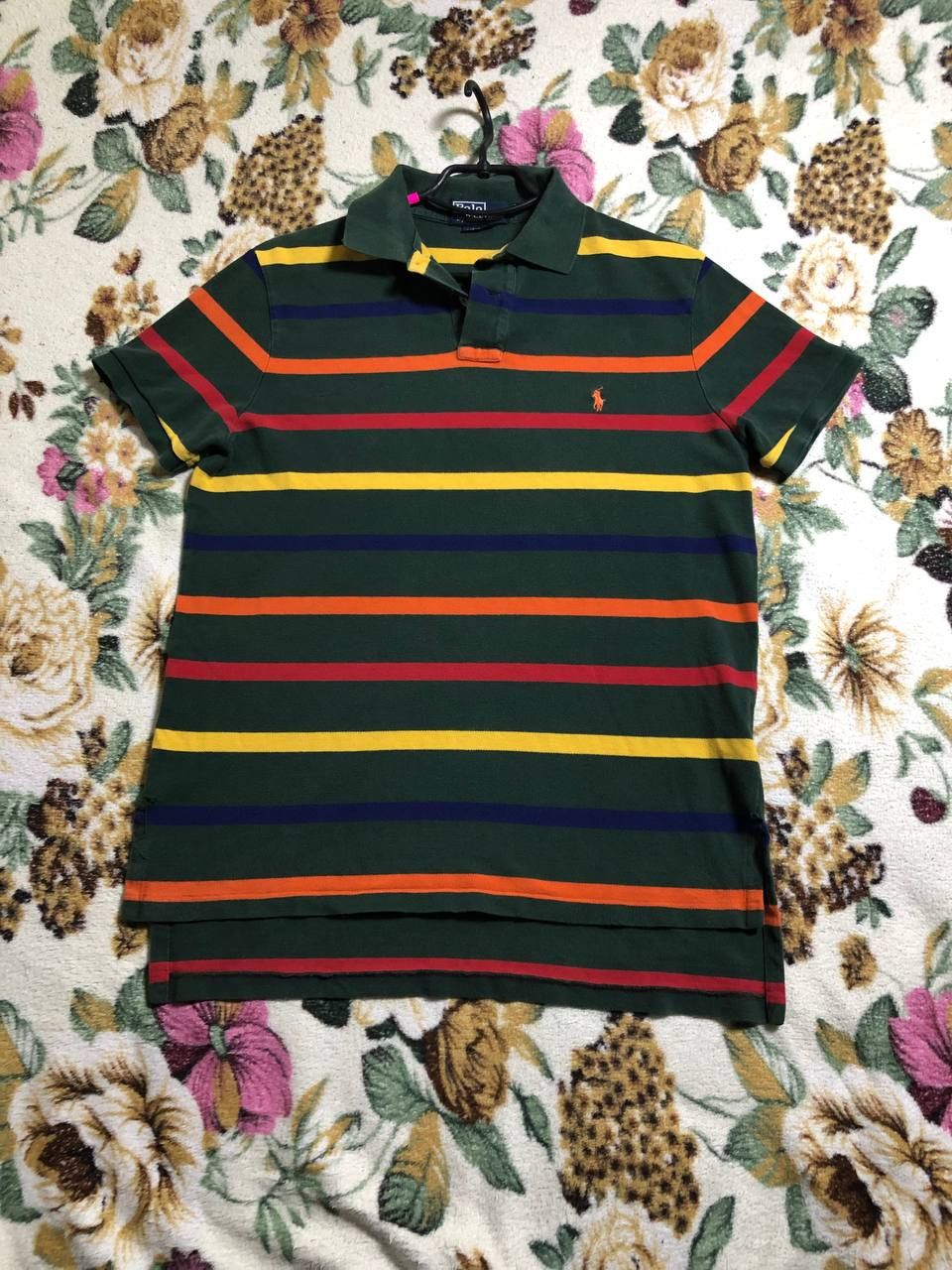 Polo Ralph Lauren Polo Ralph Lauren Striped Rugby Polo Shirt Size US M / EU 48-50 / 2 - 1 Thumbnail
