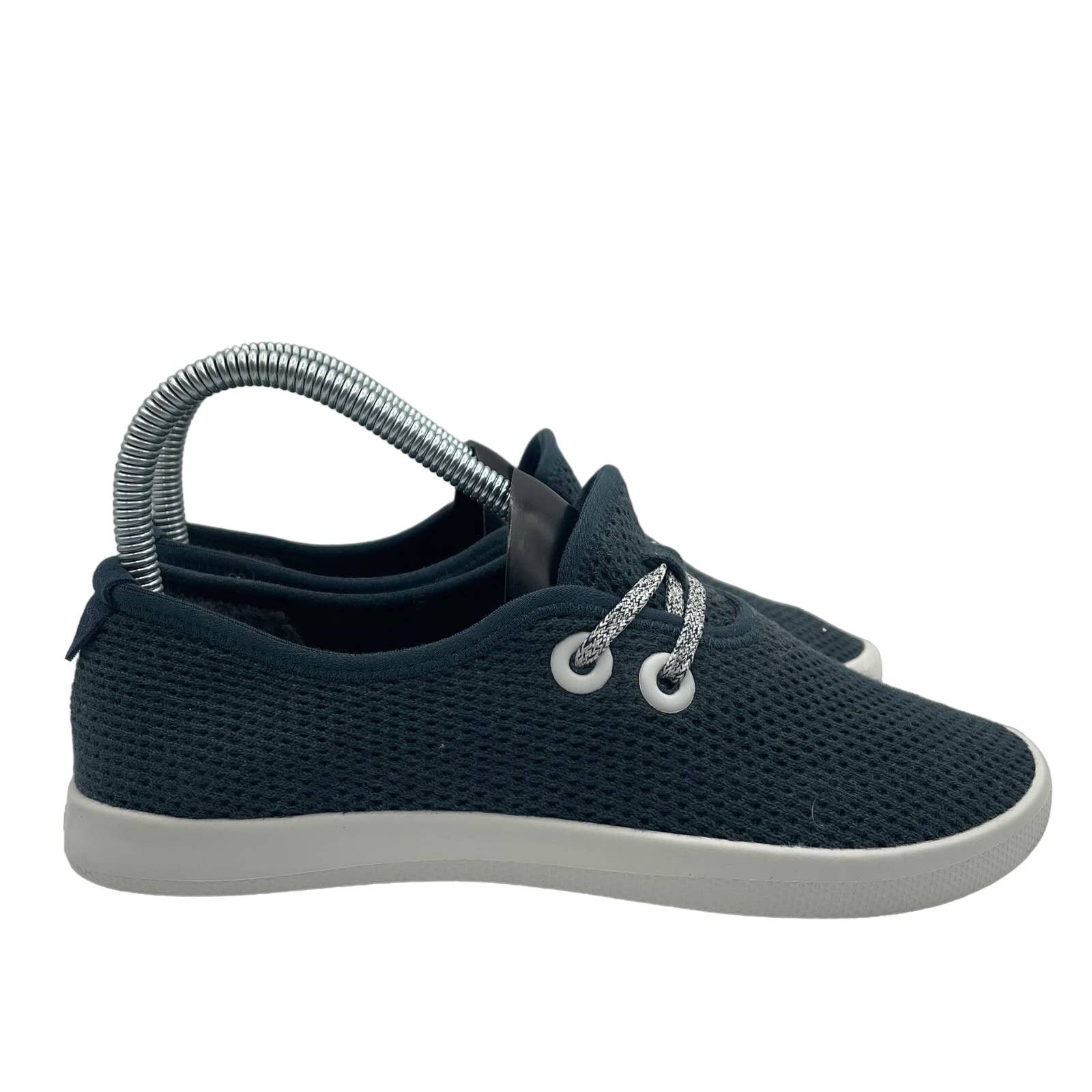 Allbirds Allbirds Tree Skippers Shoes Blue White Waffle Knit Womens 6 Size US 6 / IT 36 - 1 Thumbnail
