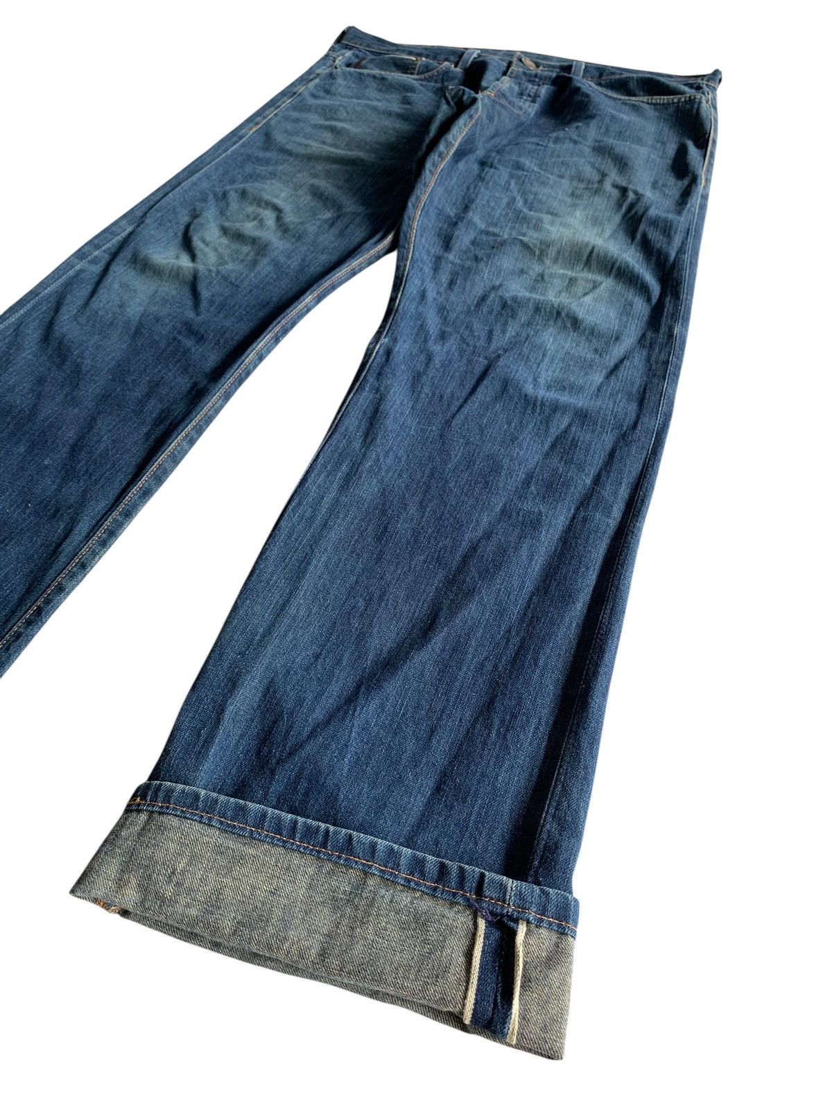 Armani Exchange VINTAGE AX ARMANI EXCHANGE SELVEDGE USA FADED DENIM Size US 37 - 5 Thumbnail