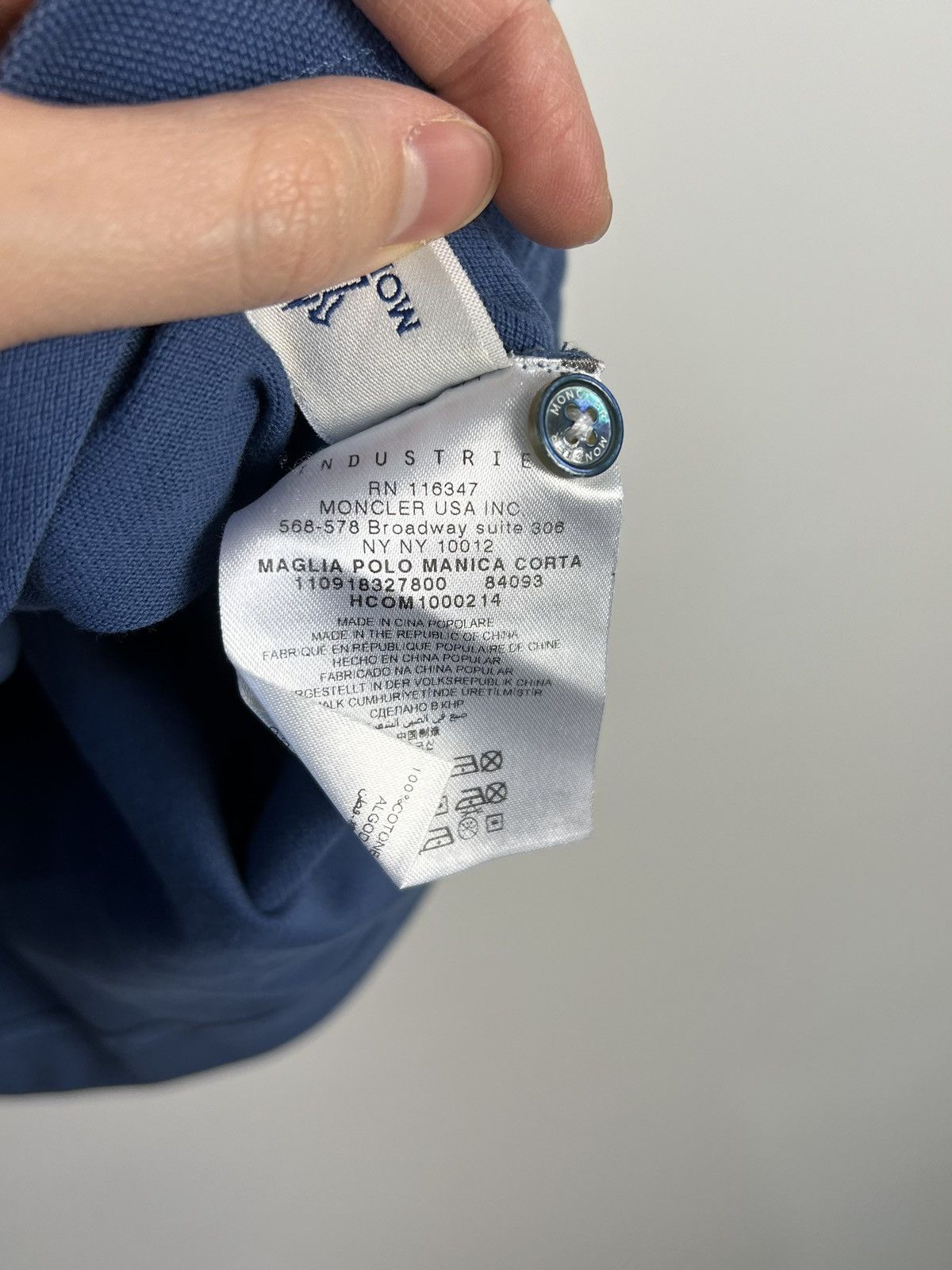 Moncler Polo Shirt Moncler Logo Size US L / EU 52-54 / 3 - 5 Thumbnail