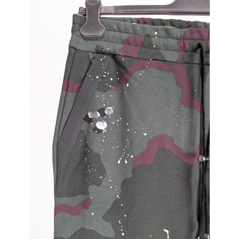 Amiri o1rshd1 Army Logo Sweatpant in Camo Size US 32 / EU 48 - 6 Thumbnail