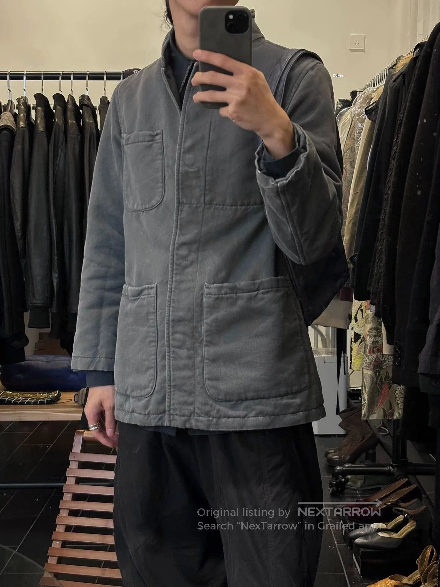 Maison Margiela Black Utility Jacket with Multiple Pockets. Size US S / EU 44-46 / 1 - 2 Thumbnail