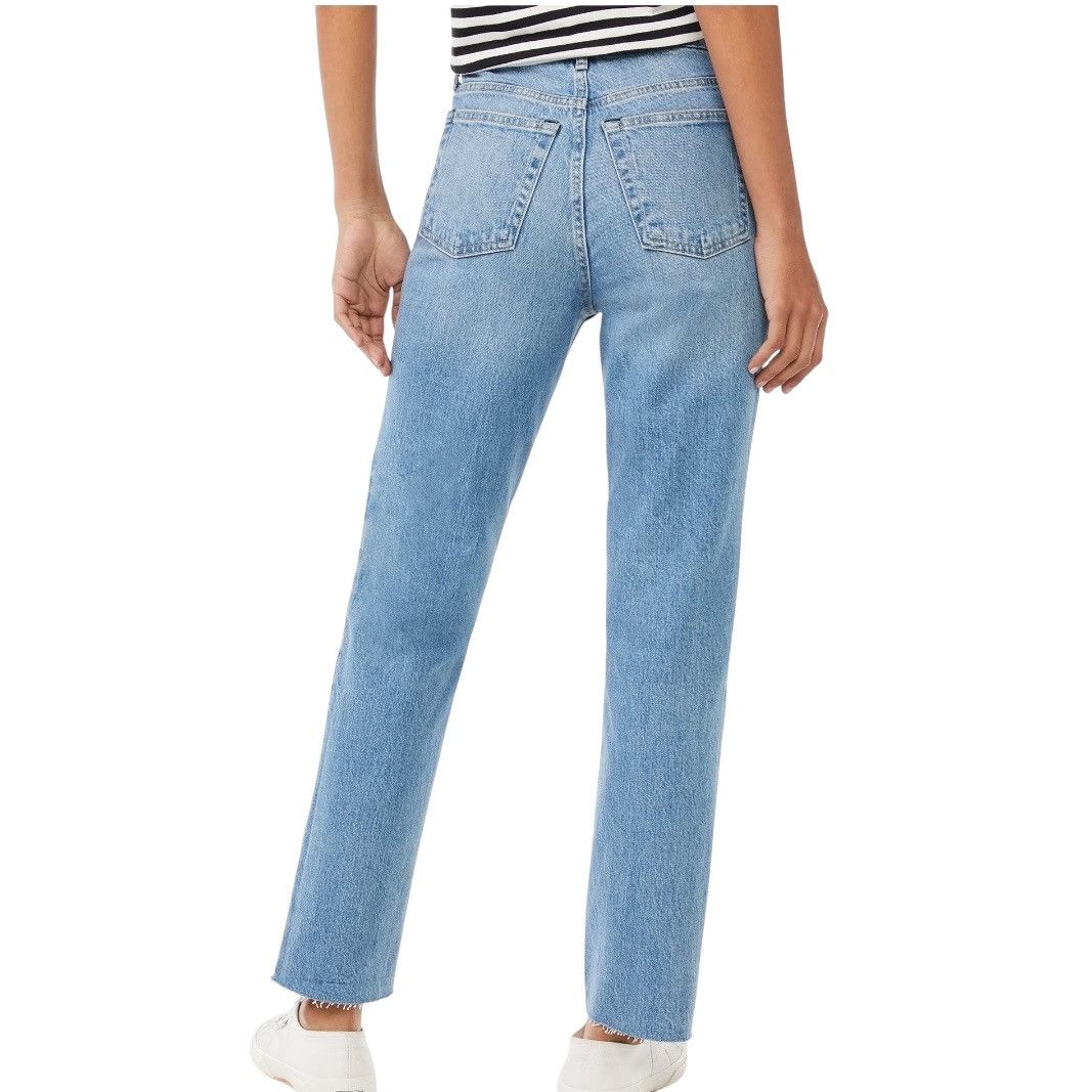 Other Free Assembly Super High Rise Straight patched jeans Size 27" / US 4 / IT 40 - 4 Thumbnail
