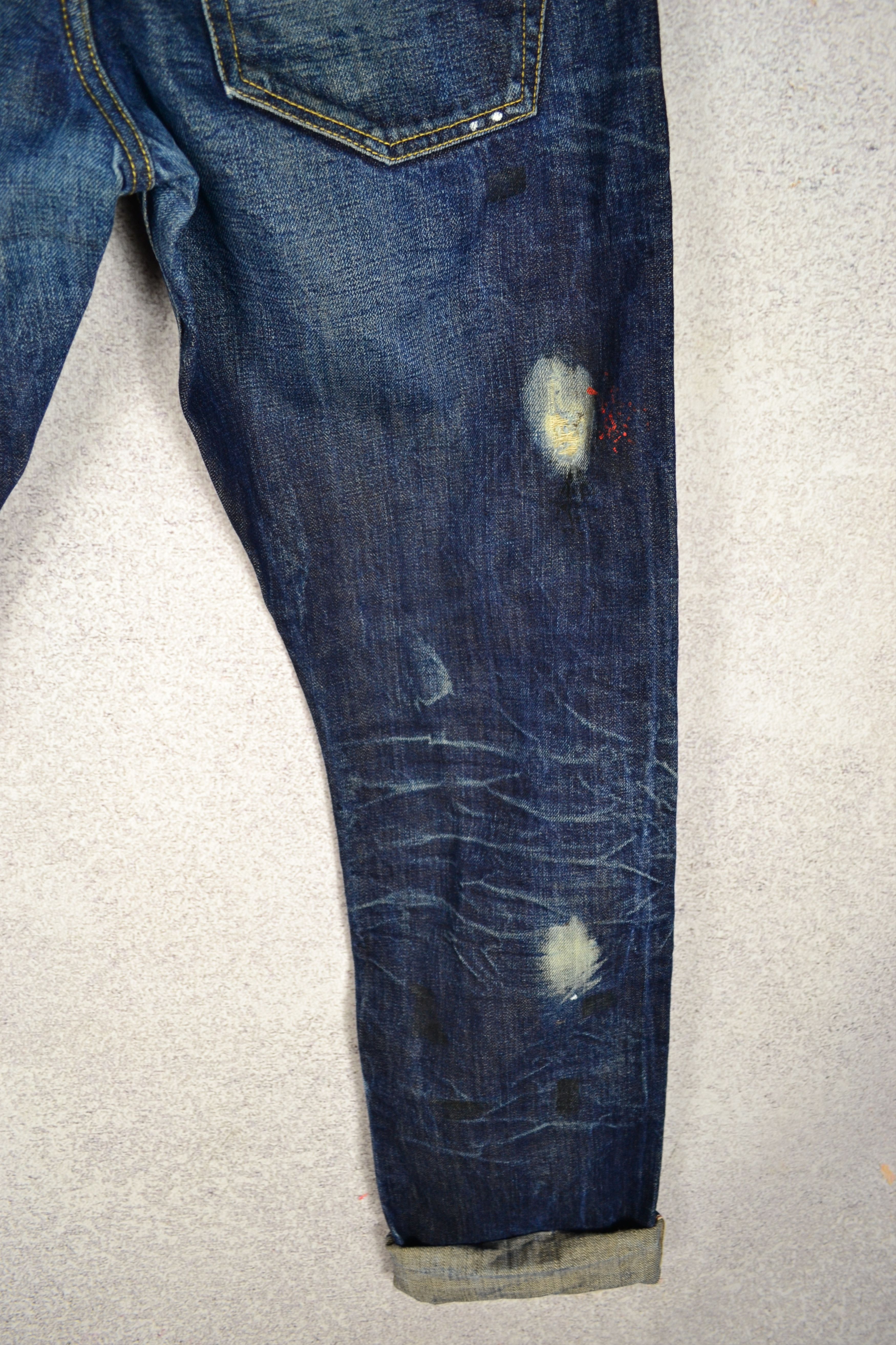 Jack & Jones RDD Royal Denim Division Distressed Selvedge Denim Size US 32 / EU 48 - 12 Thumbnail