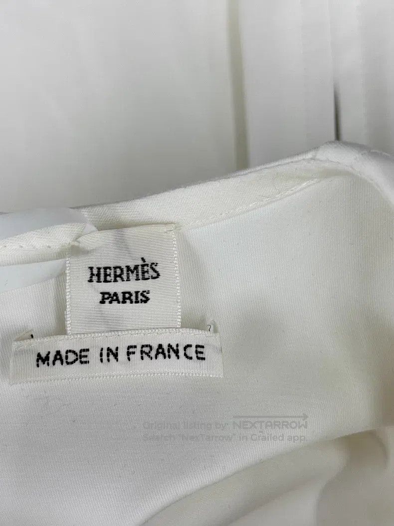 Hermes Hermes White vest dress Size XS / US 0-2 / IT 36-38 - 4 Thumbnail