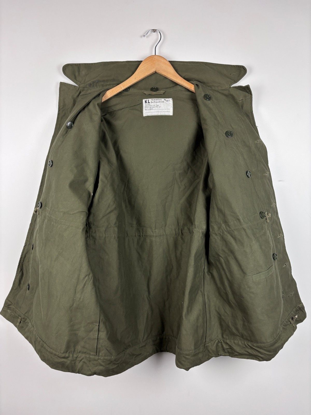 Other Vintage 1977 Dutch Military Army Coat Field Jacket Size ~M Size US M / EU 48-50 / 2 - 8 Thumbnail