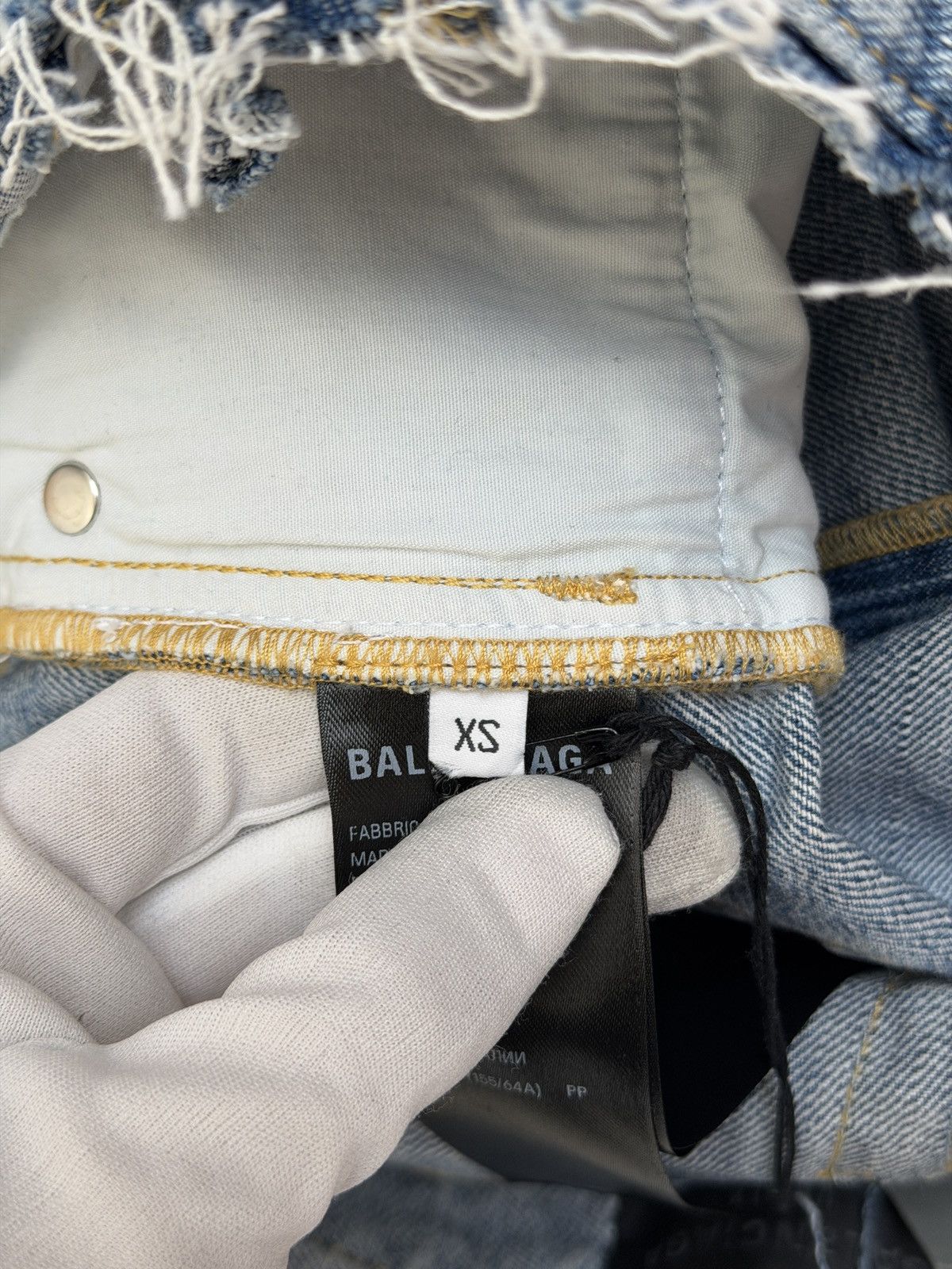 Balenciaga Balenciaga Low Waist Reworked WaistBand Denim Pants Size US 28 / EU 44 - 11 Thumbnail