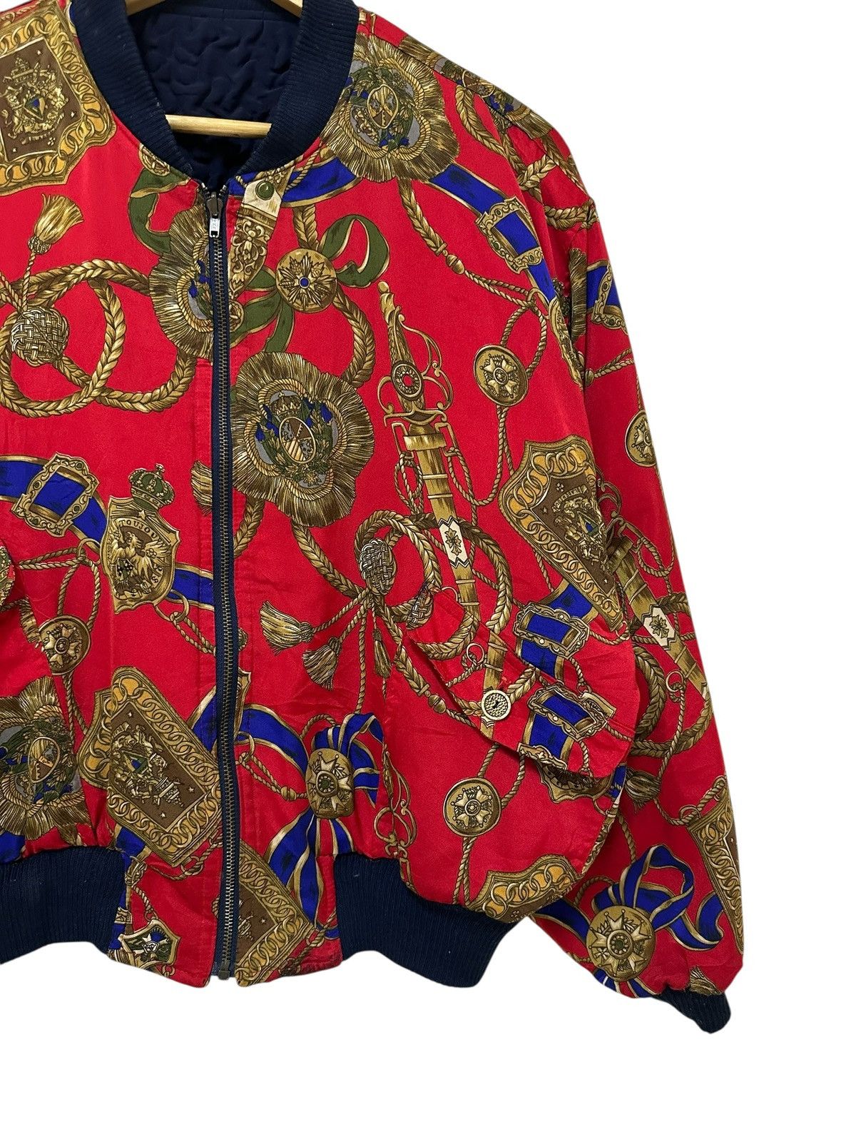 Japanese Brand Vintage Reverse Jacket Bomber Size M / US 6-8 / IT 42-44 - 3 Thumbnail